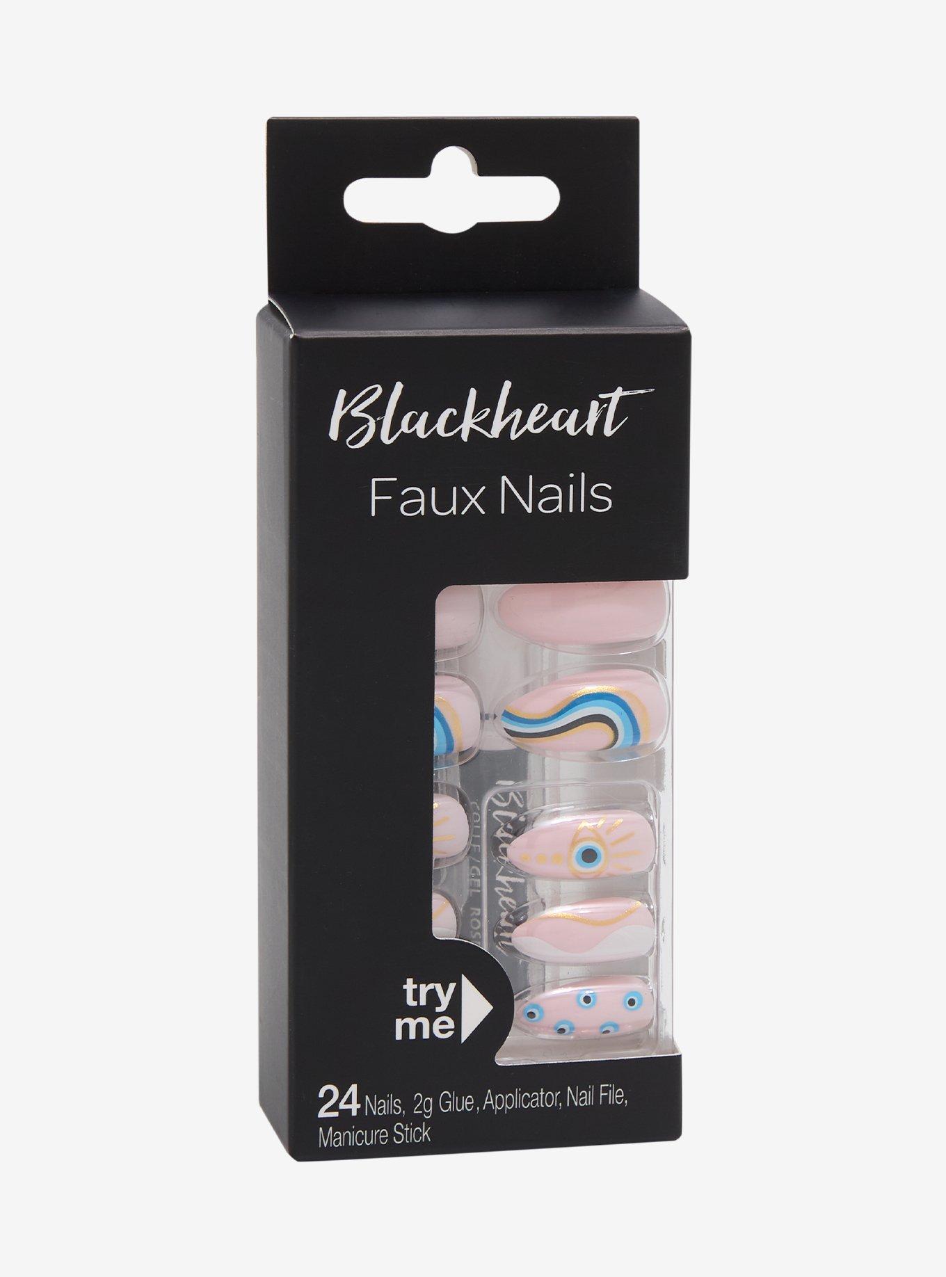 Blackheart Evil Eye Press-On Nail Set, , hi-res