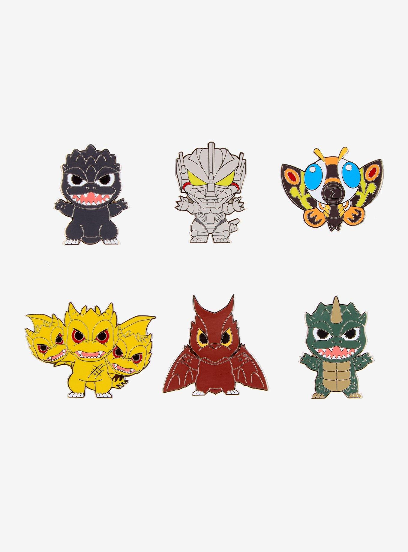 Godzilla Monsters Blind Box Enamel Pin — BoxLunch Exclusive, , hi-res