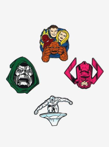 Marvel Fantastic Four Comic Characters Blind Box Enamel Pin