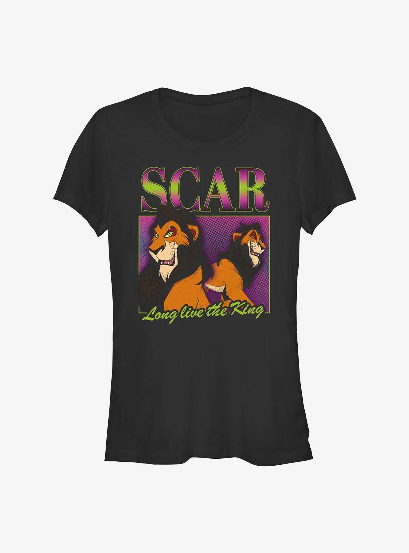 Disney Villains Long Live Scar Girls T-Shirt, BLACK, hi-res