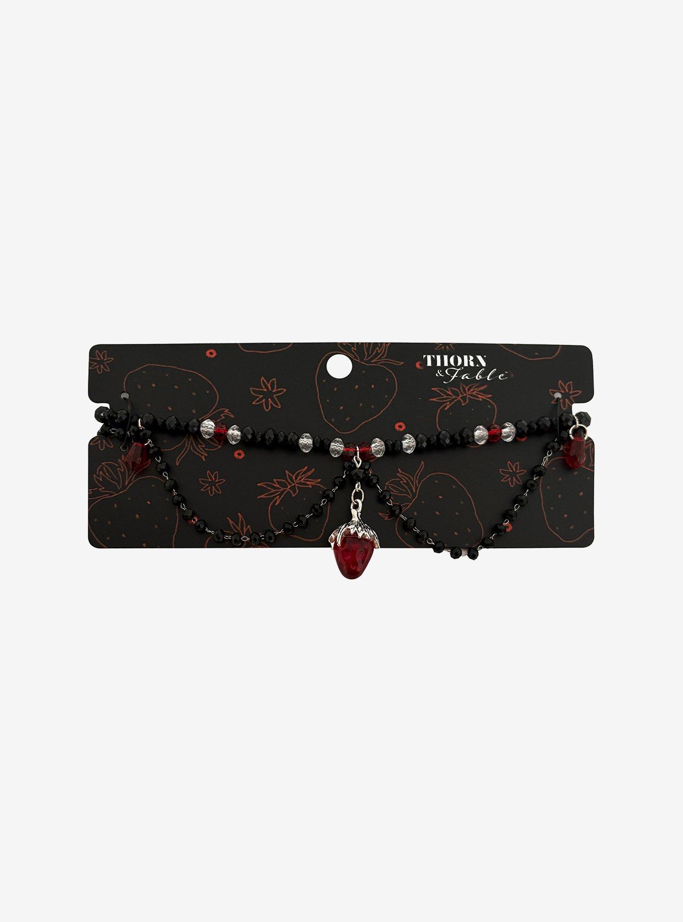 Thorn & Fable Poison Berry Bead Choker, , hi-res
