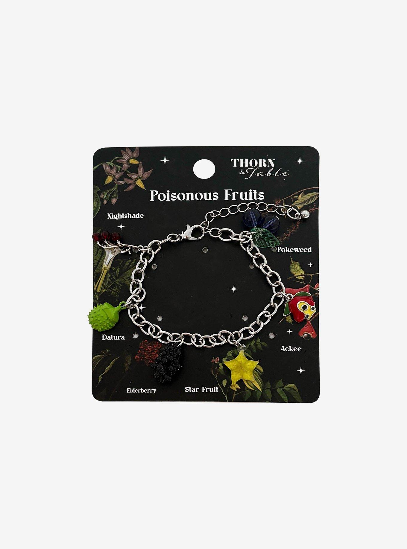 Thorn & Fable Poisonous Fruits Charm Bracelet, , hi-res