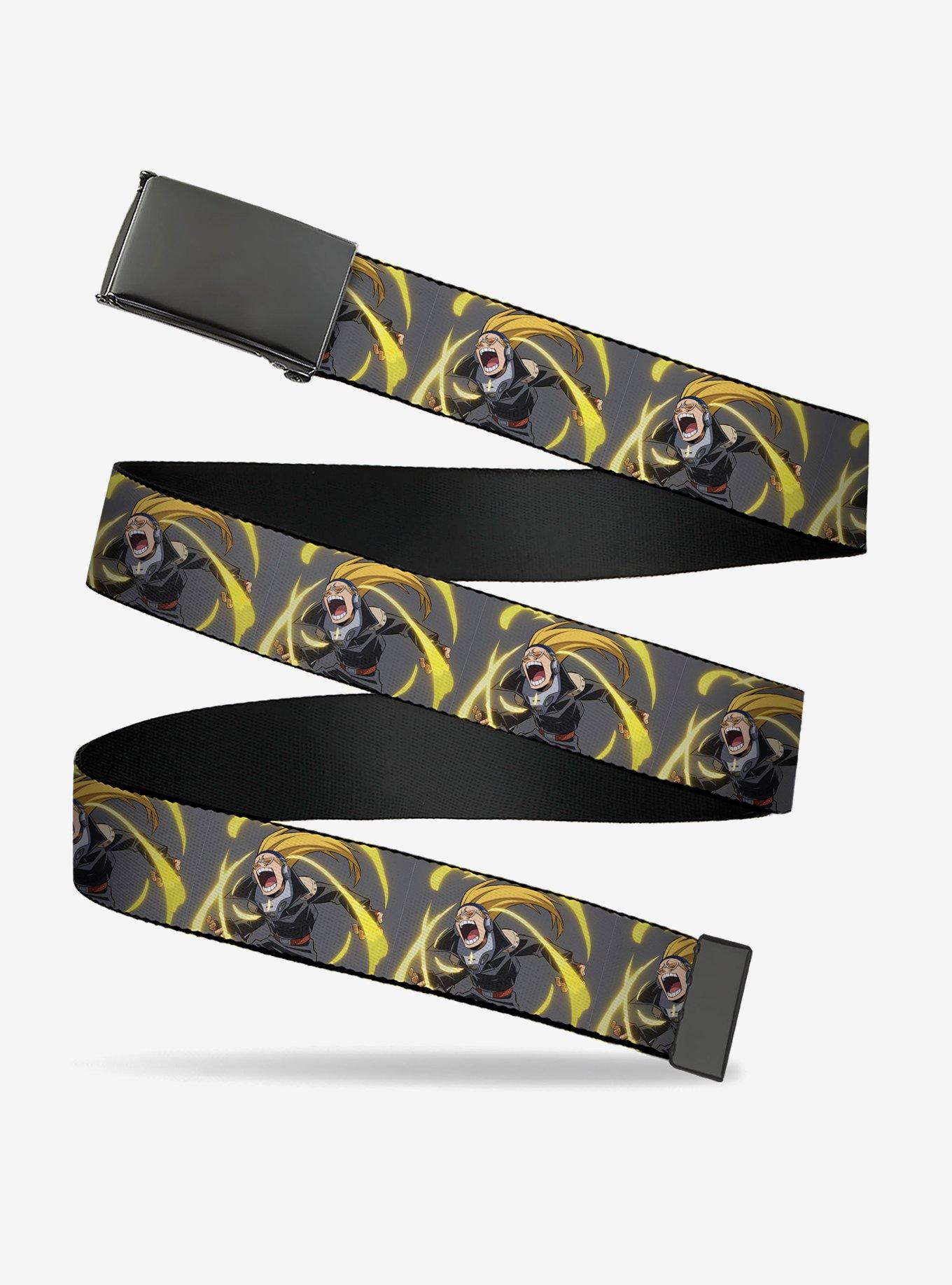 My Hero Academia Hizashi Yamada Present Mic Screaming Flip Web Belt, , hi-res