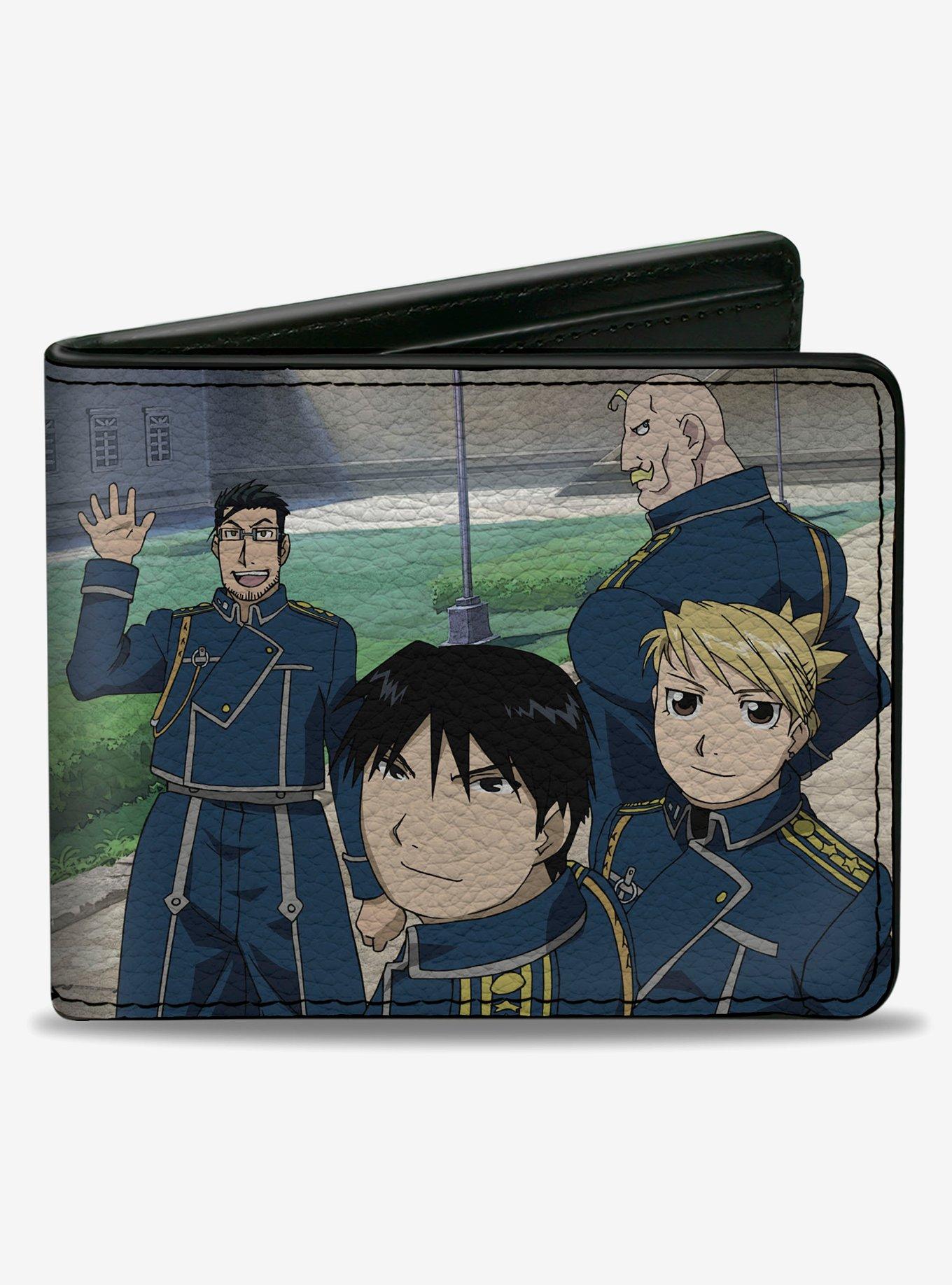 Fullmetal Alchemist: Brotherhood Six Character Yard Scene Bifold Wallet, , hi-res