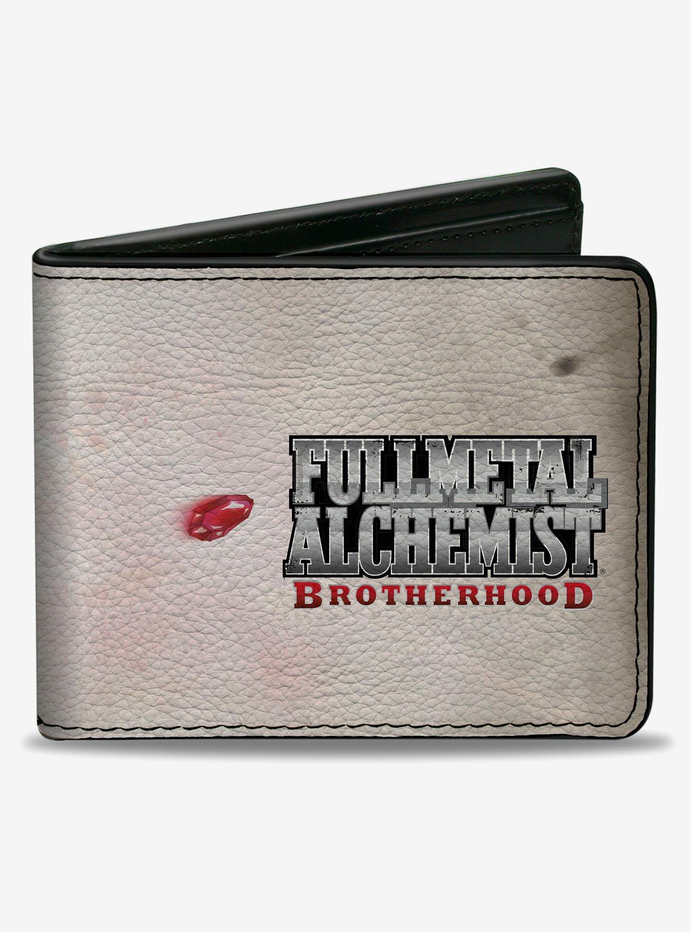 Fullmetal Alchemist: Brotherhood Edwards Automail Arm & Logo Bifold Wallet, , hi-res