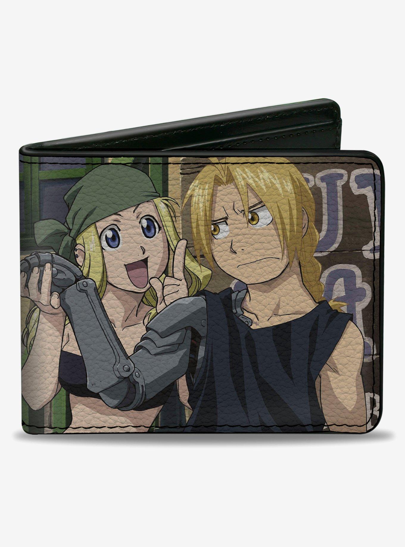 Fullmetal Alchemist: Brotherhood Edward & Winry Group Scene Bifold Wallet, , hi-res