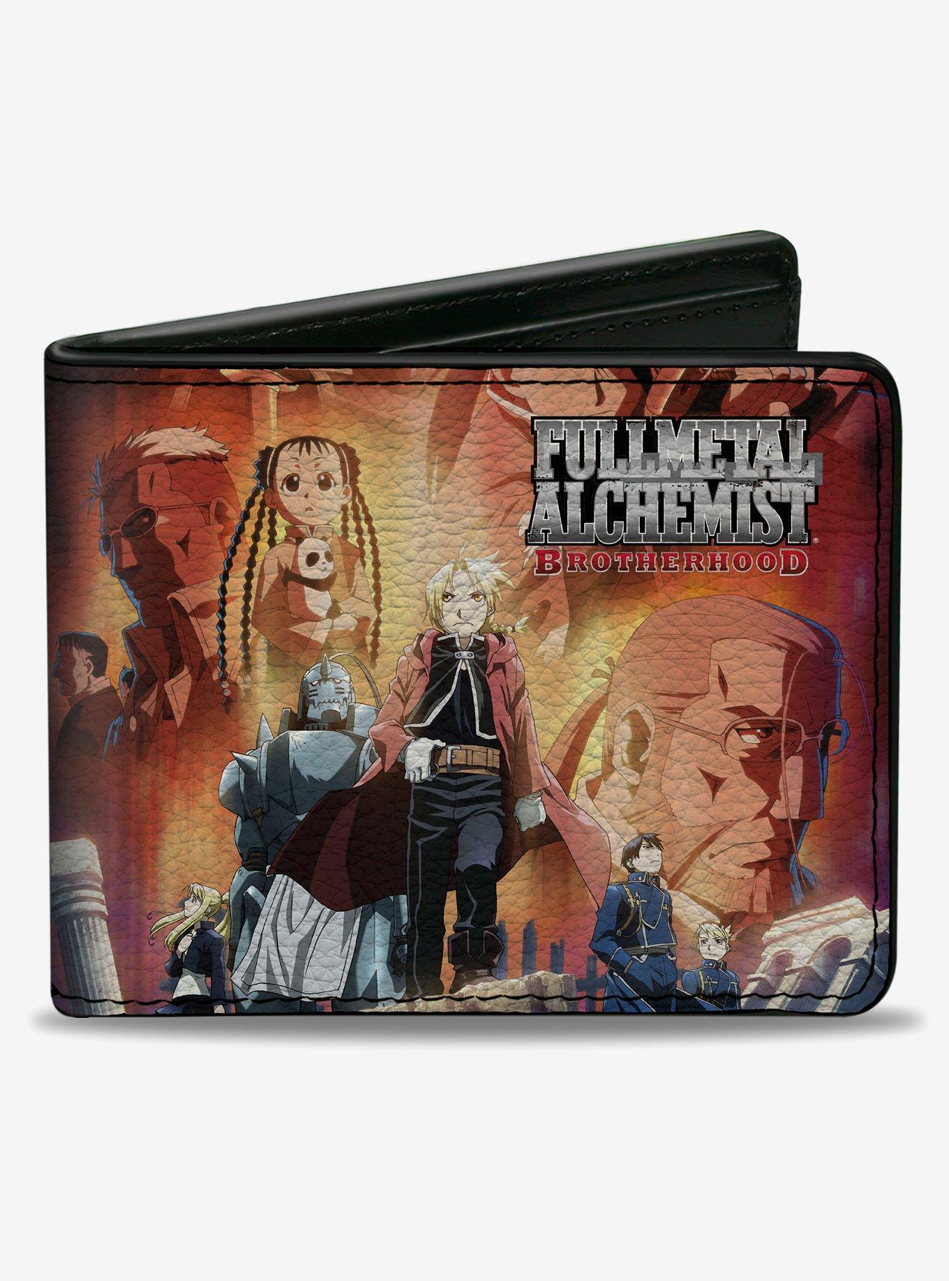 Fullmetal Alchemist: Brotherhood Characters Pose Collage Bifold Wallet, , hi-res