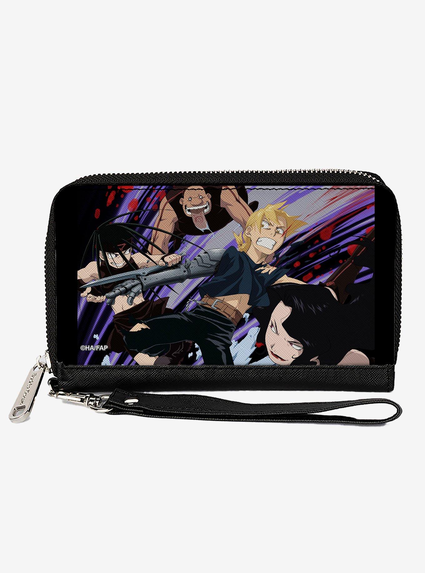 Fullmetal Alchemist: Brotherhood Edward & Three Homunculi Zip Around Wallet, , hi-res