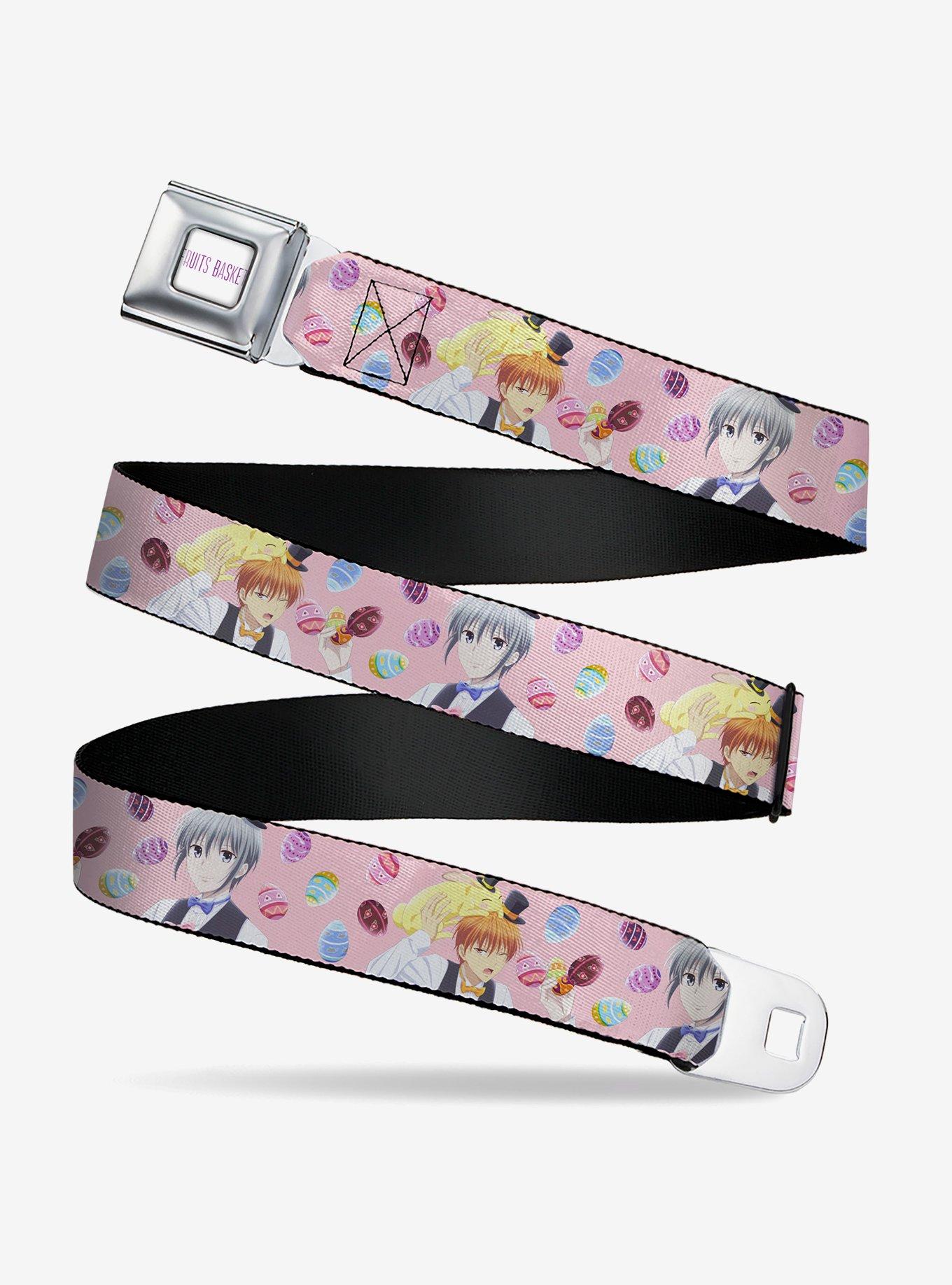 Fruits Basket Kyo & Yuki Easter Themed Poster Pose Seatbelt Buckle Belt, , hi-res