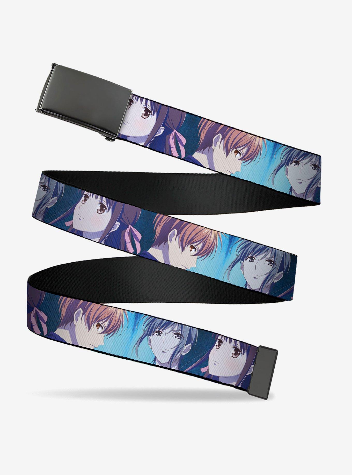 Fruits Basket Yuki Tohru Kyo Final Season Group Pose Blues Flip Web Belt, , hi-res