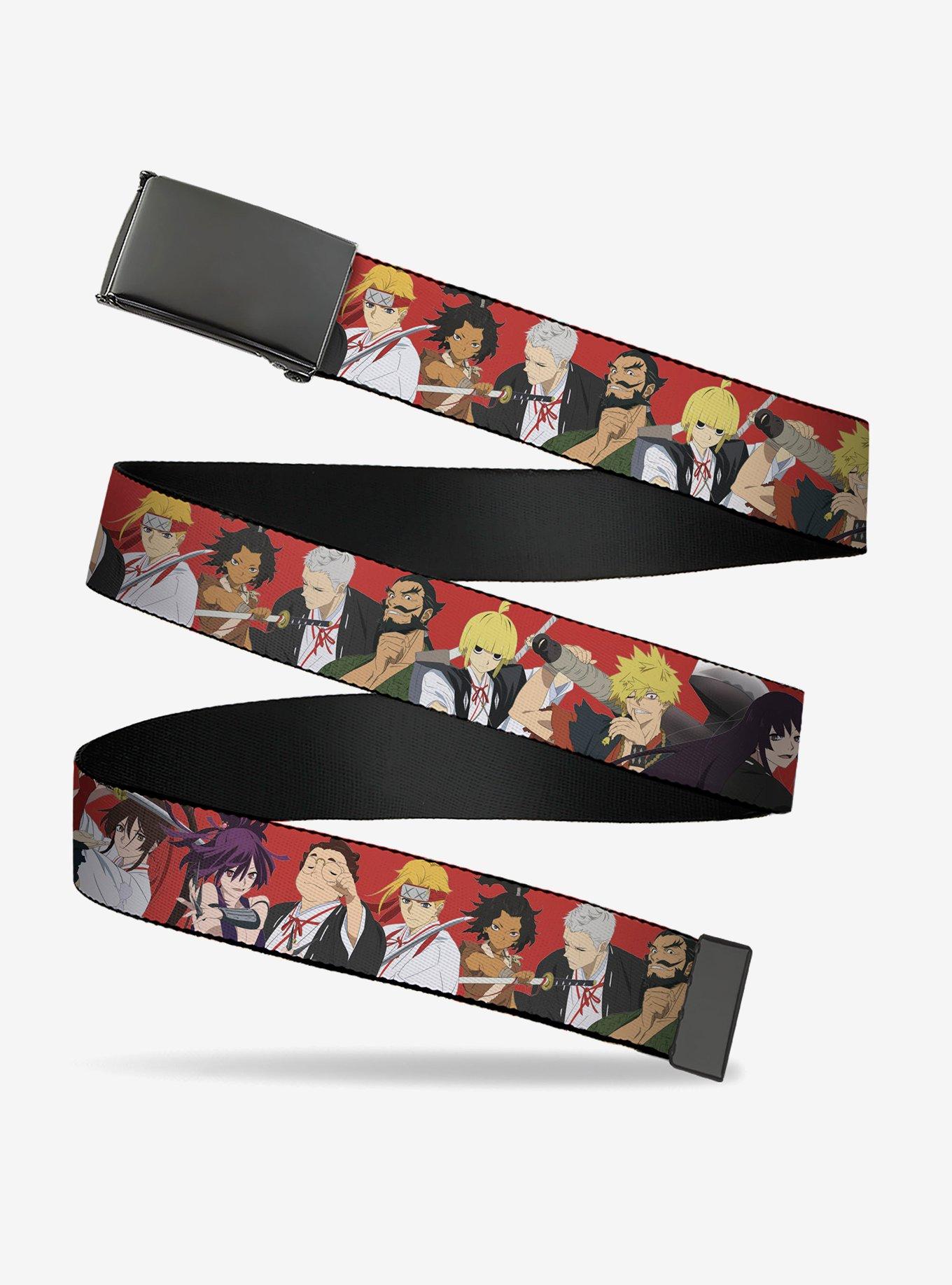 Hell's Paradise Convicts & Yamada Clan Characters Red Flip Web Belt, , hi-res