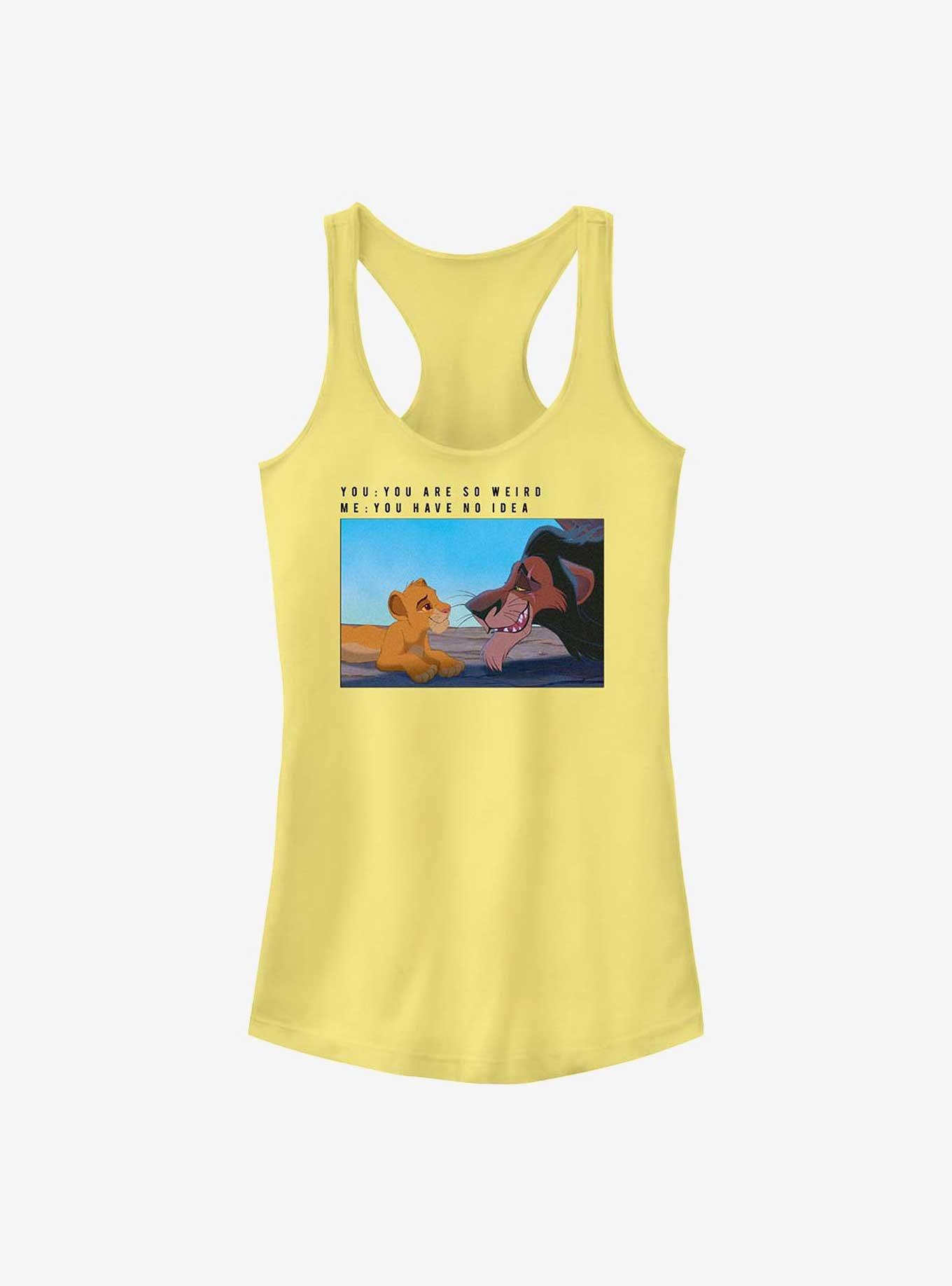 Disney The Lion King Stay Weird Scar Girls Tank