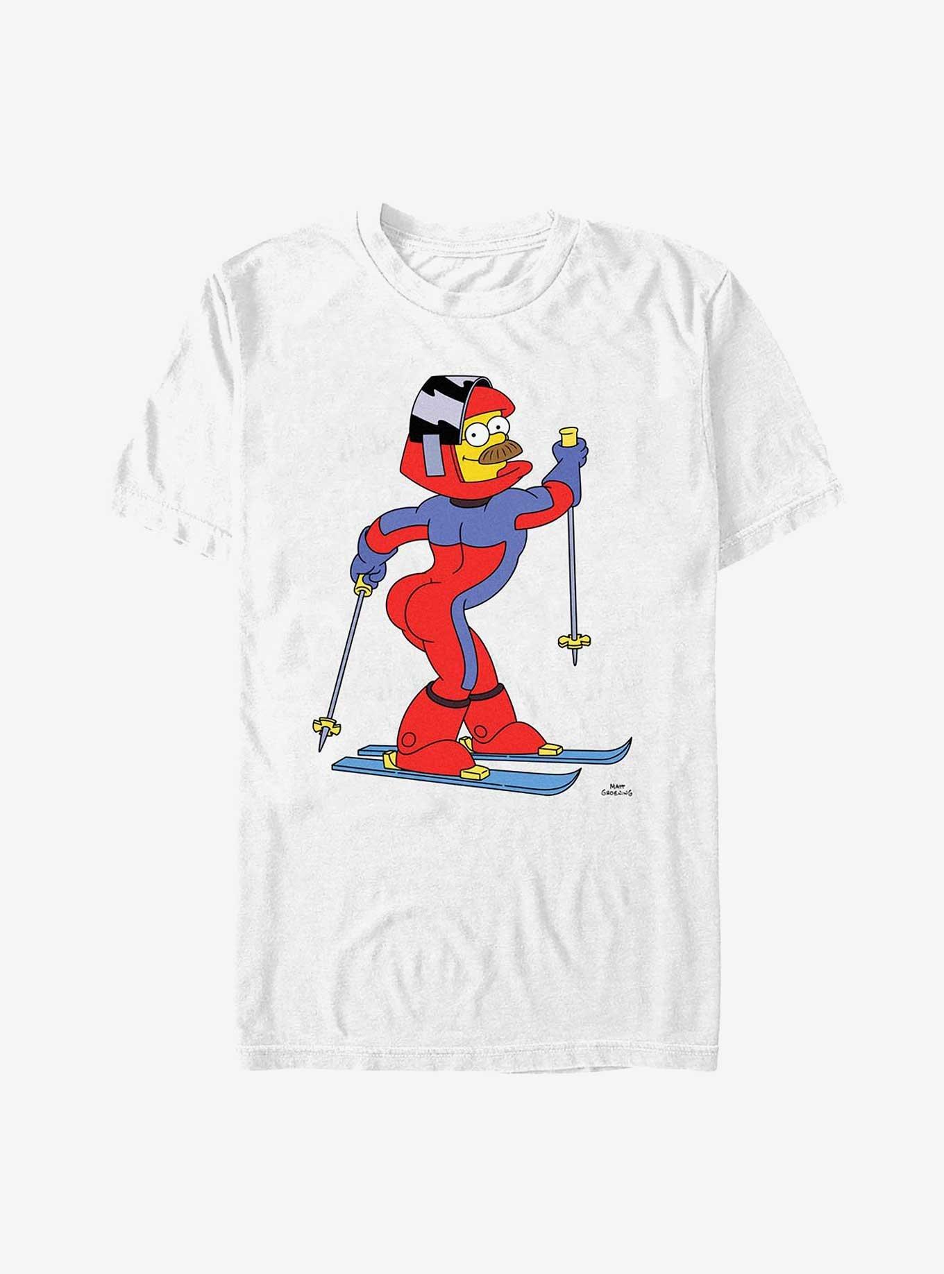 The Simpsons Big Flander Skii T-Shirt, , hi-res
