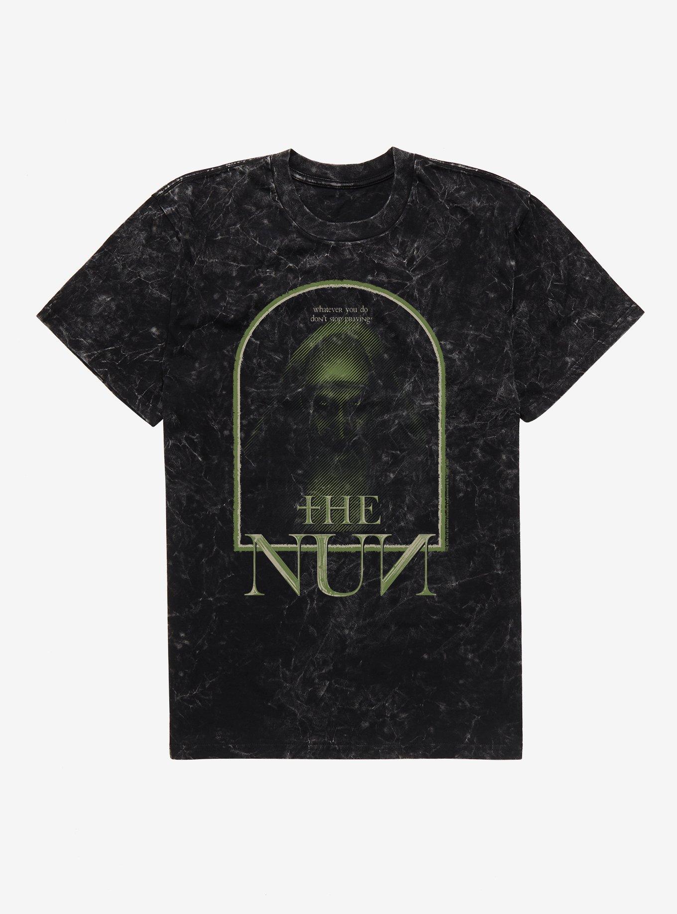 The Nun Whatever You Do Don't Stop Praying Mineral Wash T-Shirt, , hi-res