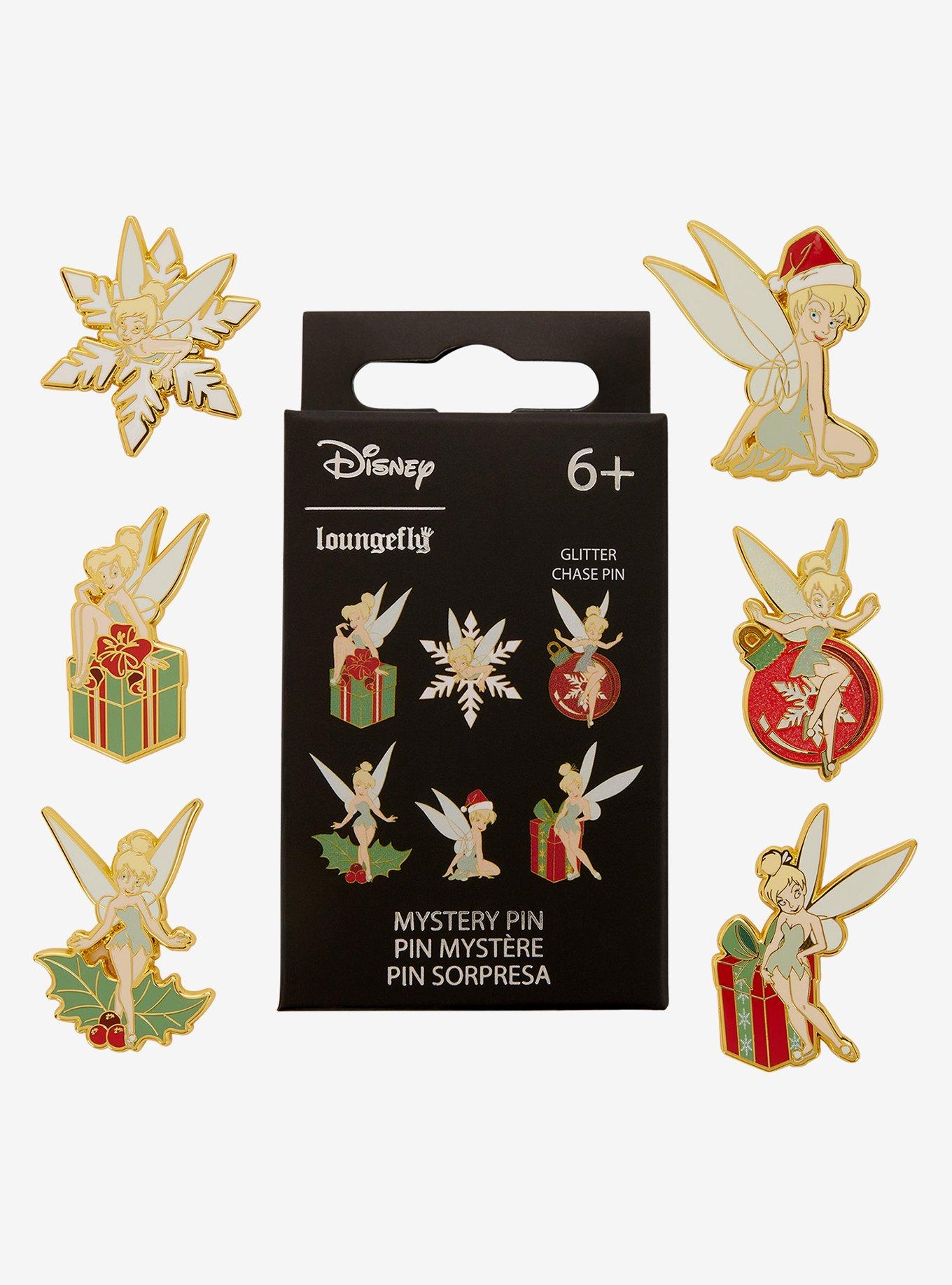 Loungefly Disney Peter Pan Tinker Bell Holiday Blind Box Enamel Pin, , hi-res