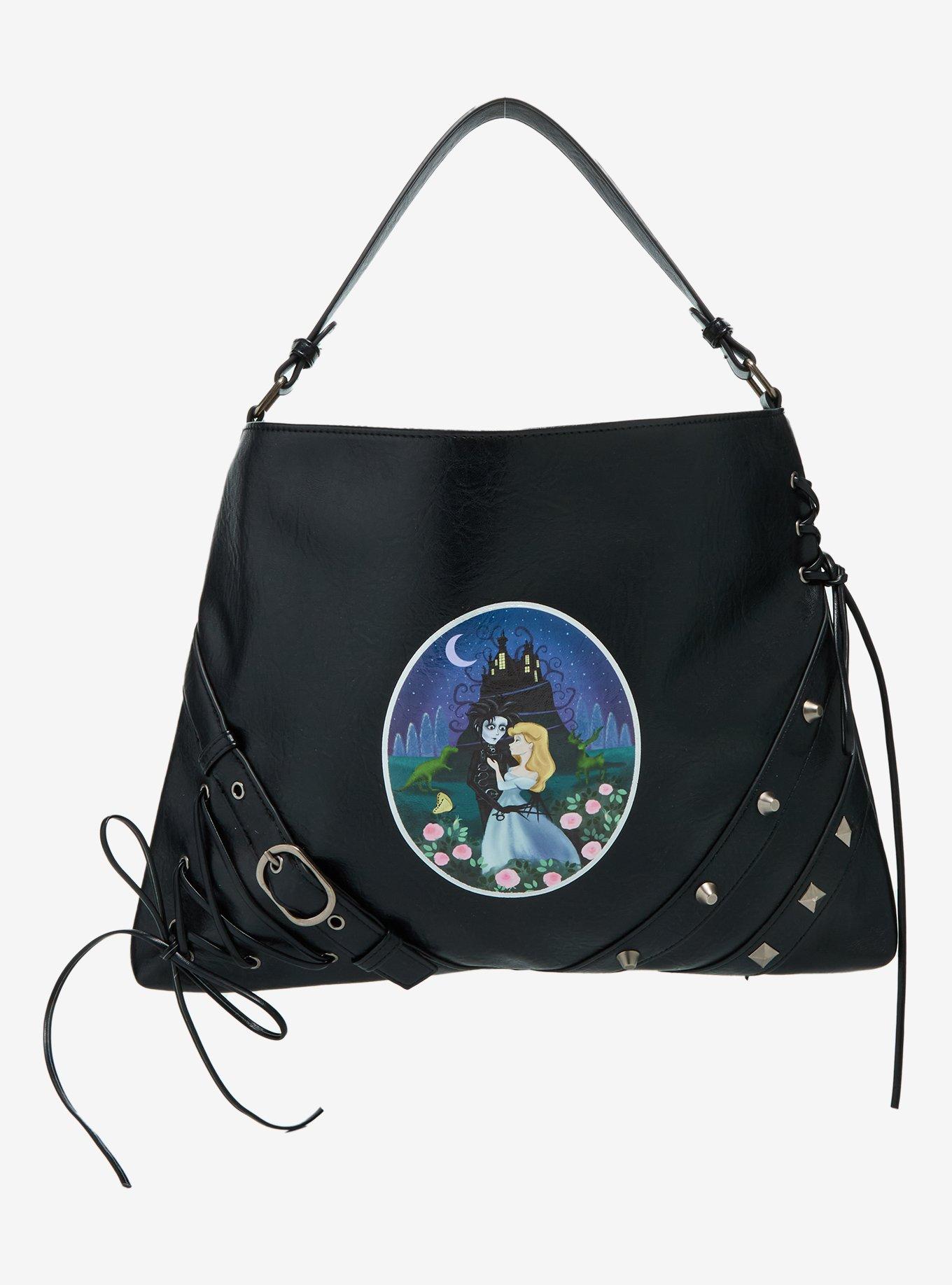 Edward Scissorhands Studded Hobo Bag, , hi-res