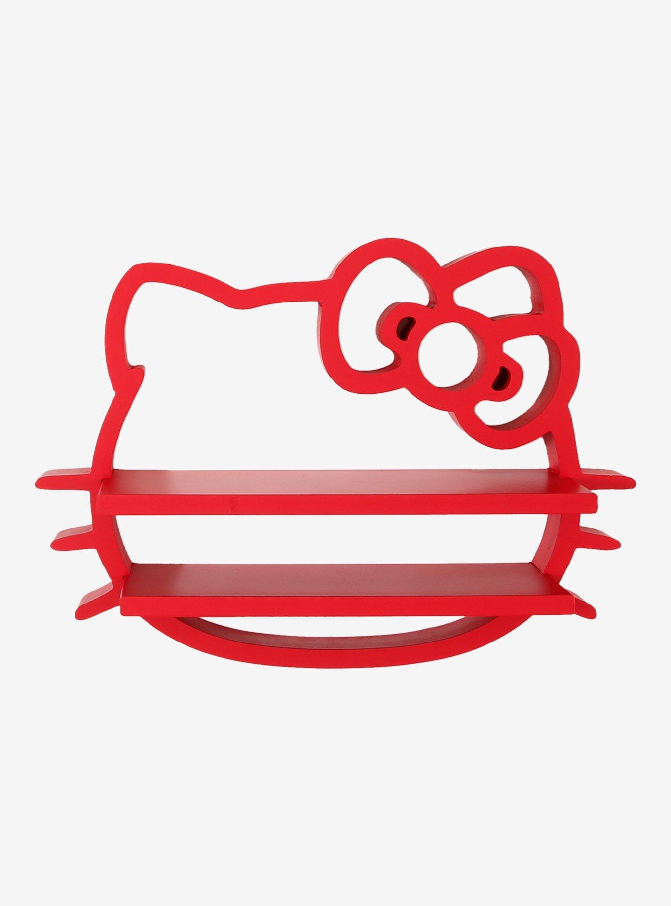 Hello Kitty Red Figural Wall Shelf