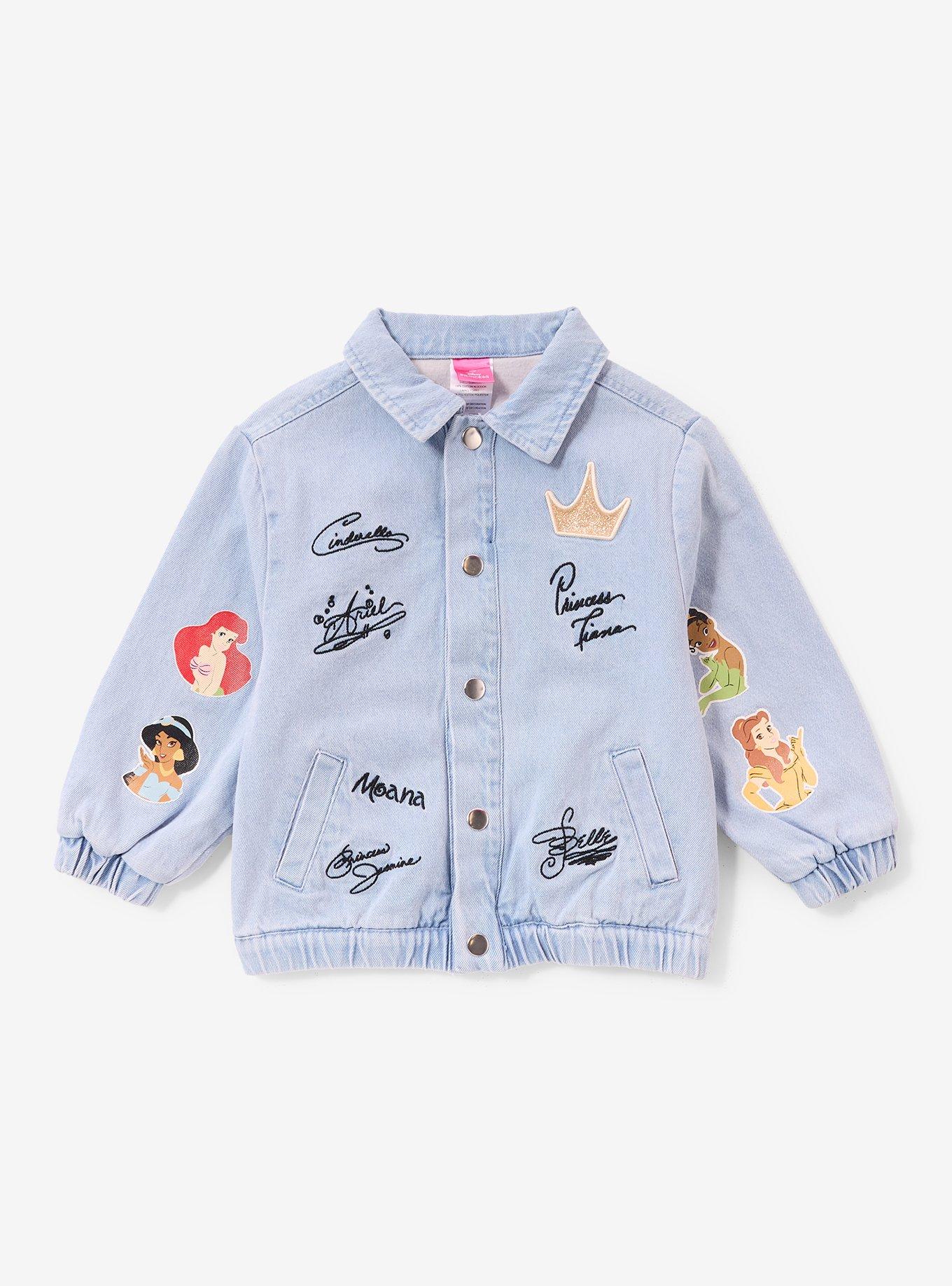 Disney Princess Signatures Embroidered Toddler Jacket — BoxLunch Exclusive, , hi-res