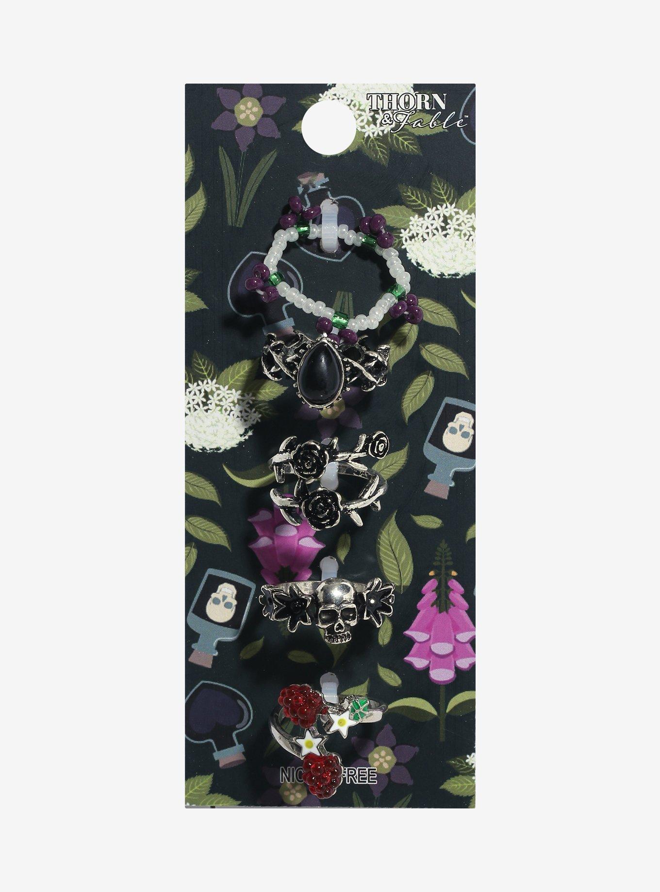 Thorn & Fable Poison Fruit Ring Set, , hi-res