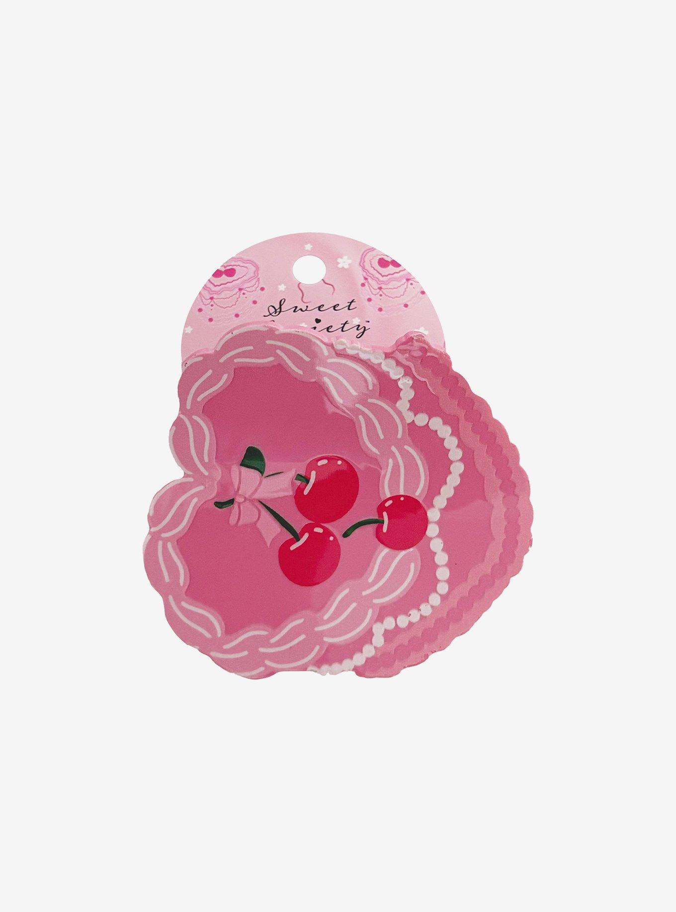 Sweet Society Cherry Heart Cake Claw Hair Clip, , hi-res