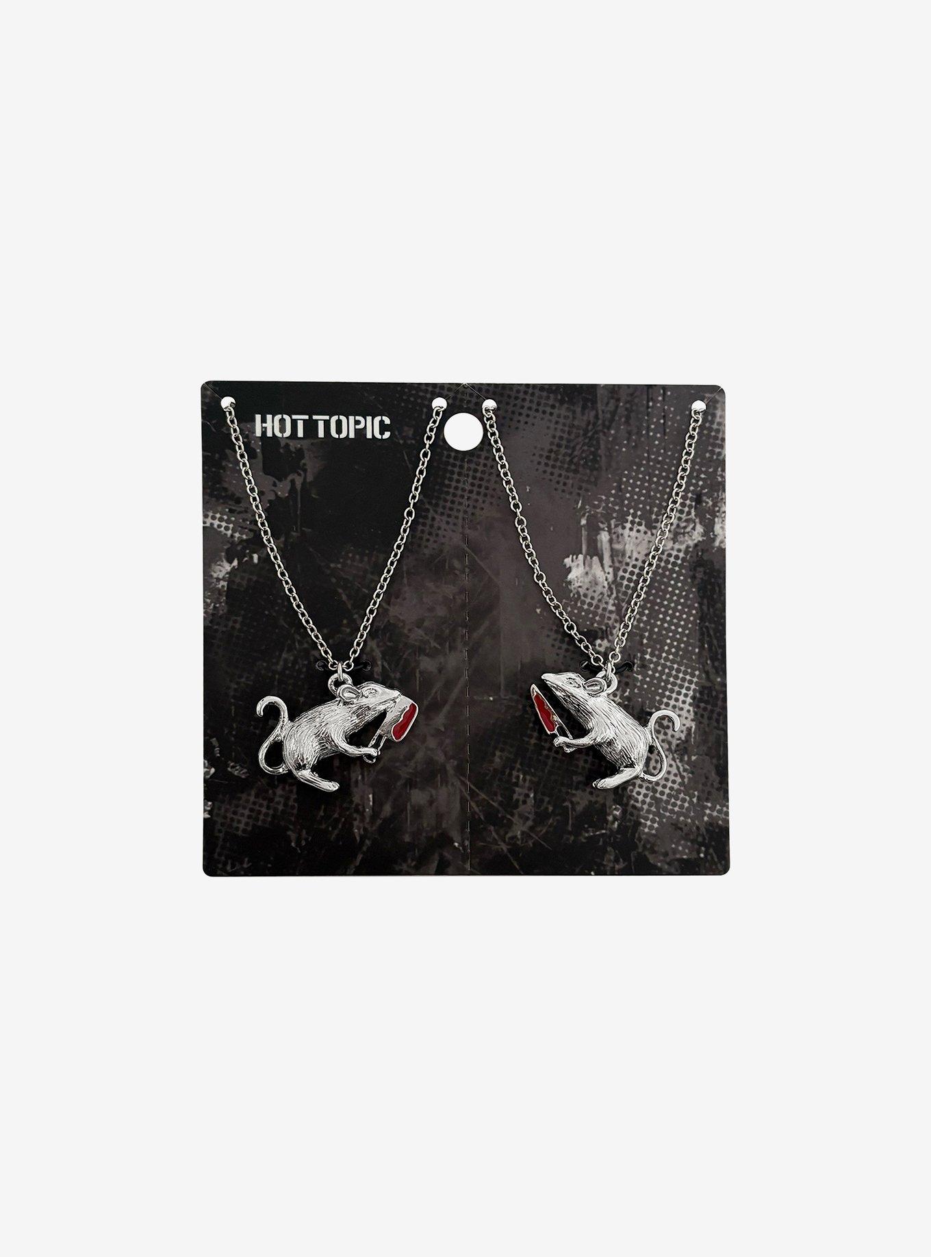 Rat & Knife Best Friend Necklace Set | Hot Topic