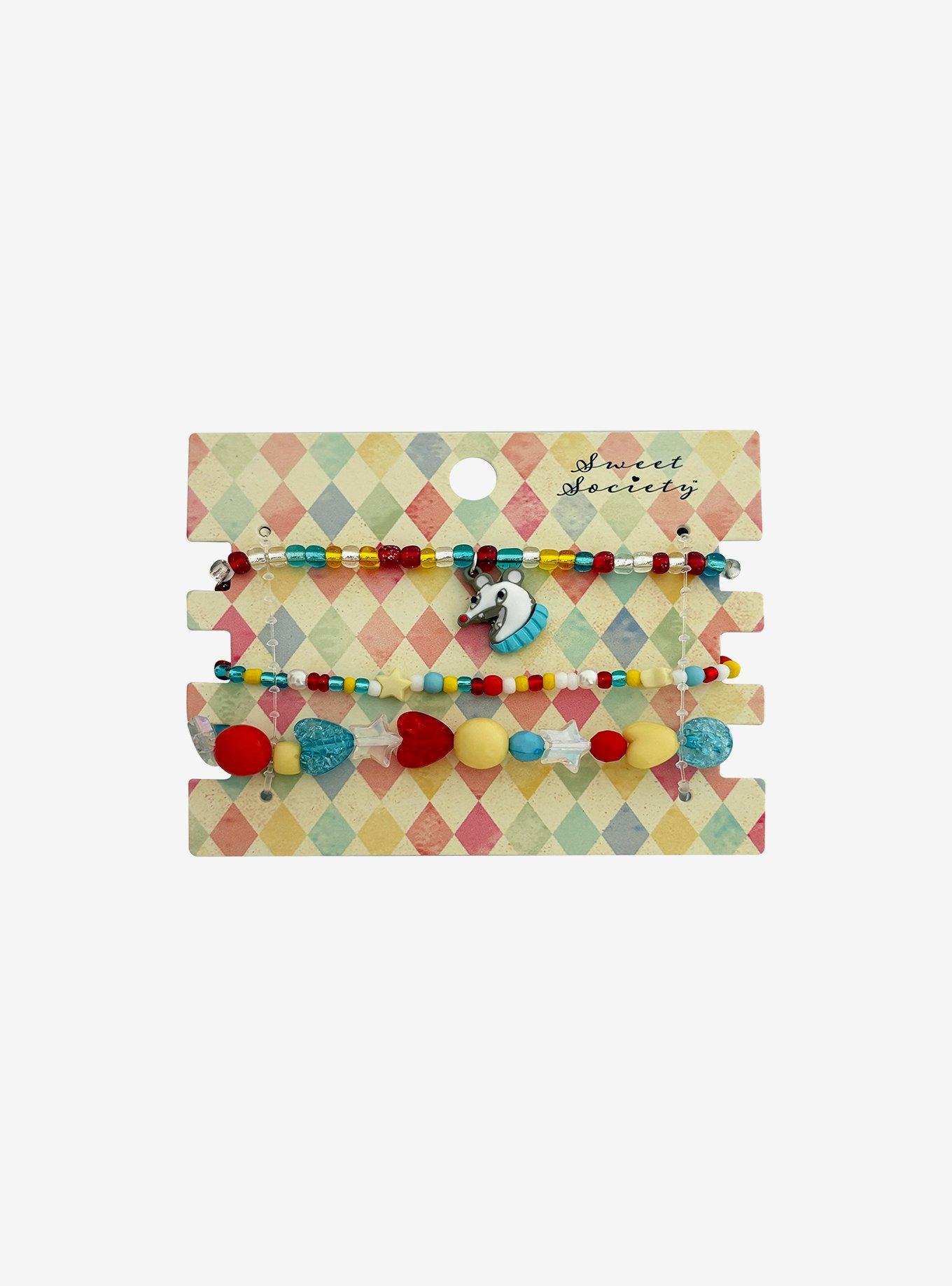 Sweet Society Circus Possum Bead Bracelet Set, , hi-res