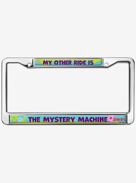 Ford 5.0 Mustang GT Badge Daytona Lite Matte Black Steel License Plate Frame