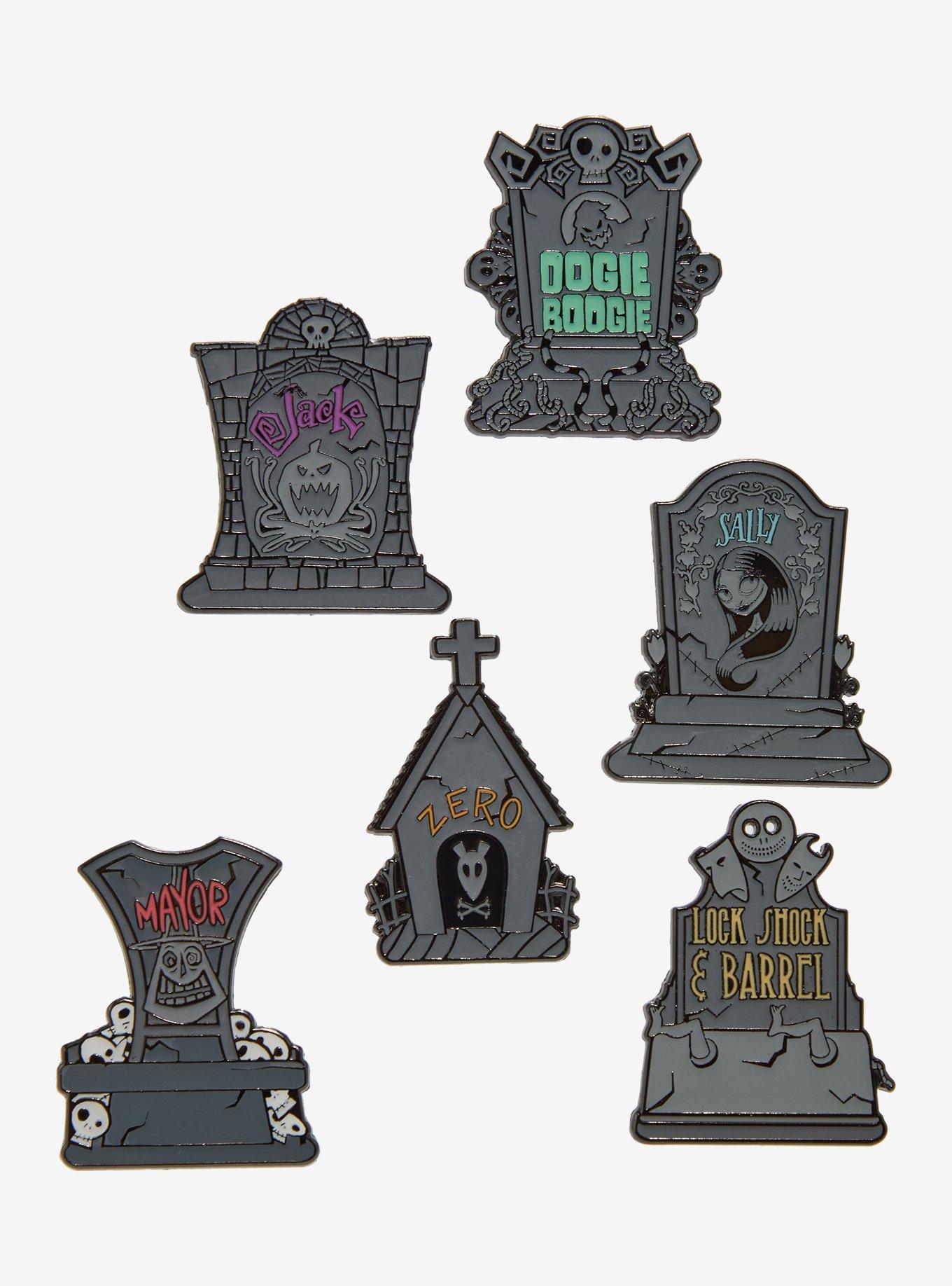 Loungefly The Nightmare Before Christmas Tombstone Blind Box Enamel Pin, , hi-res