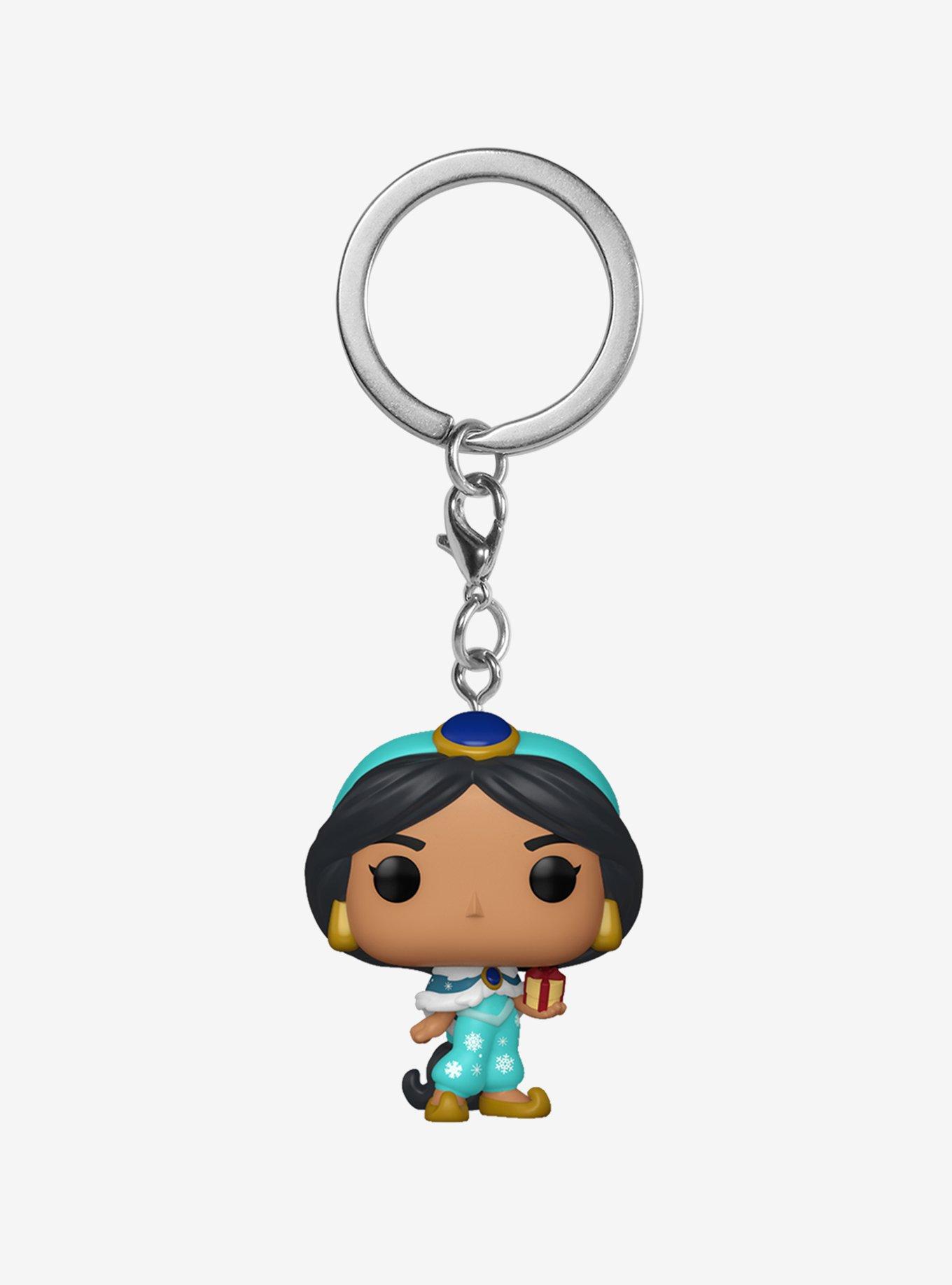 Funko Pocket Pop! Disney Aladdin Jasmine Holiday Vinyl Keychain — BoxLunch Exclusive, , hi-res