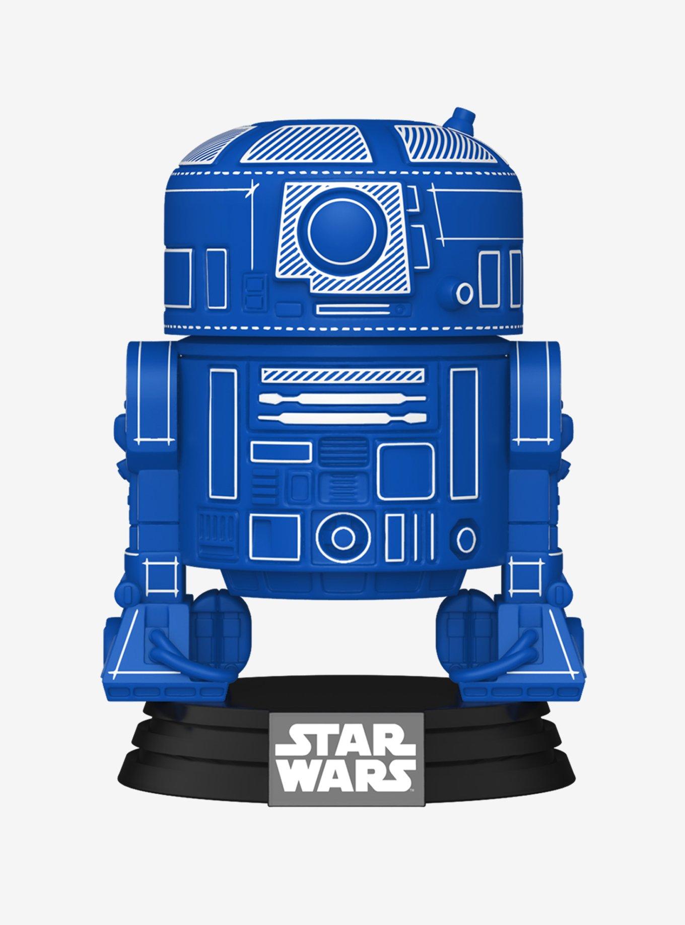 Funko Pop! Star Wars R2-D2 Blueprint Vinyl Bobblehead | BoxLunch