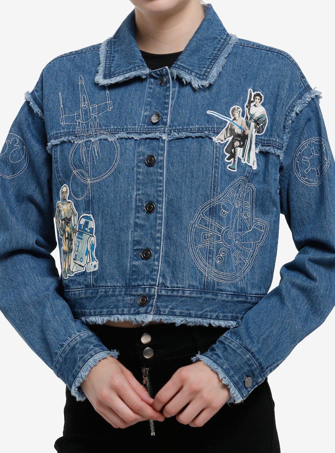 Her Universe Star Wars Characters Denim Jacket Her Universe Exclusive, , hi-res