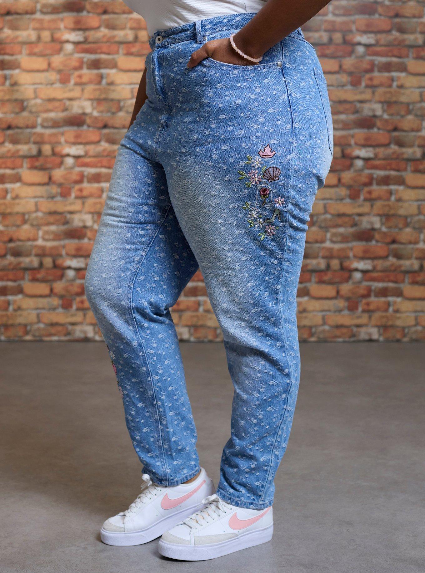 Her Universe Disney Princess Icons Mom Jeans Plus Size Her Universe Exclusive, , hi-res