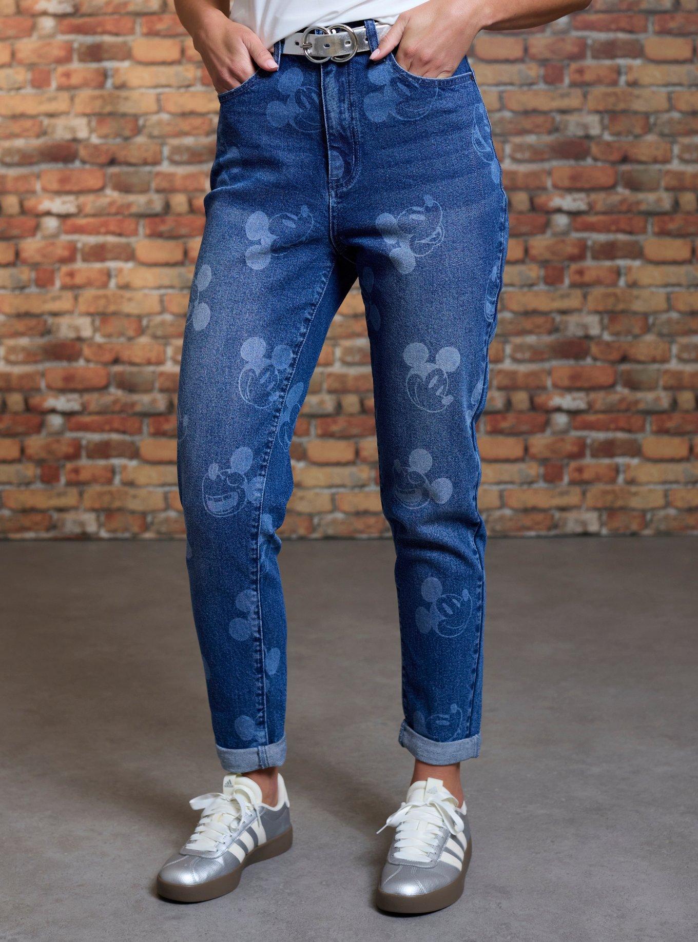 Her Universe Disney Mickey Mouse Mom Jeans Her Universe Exclusive, , hi-res