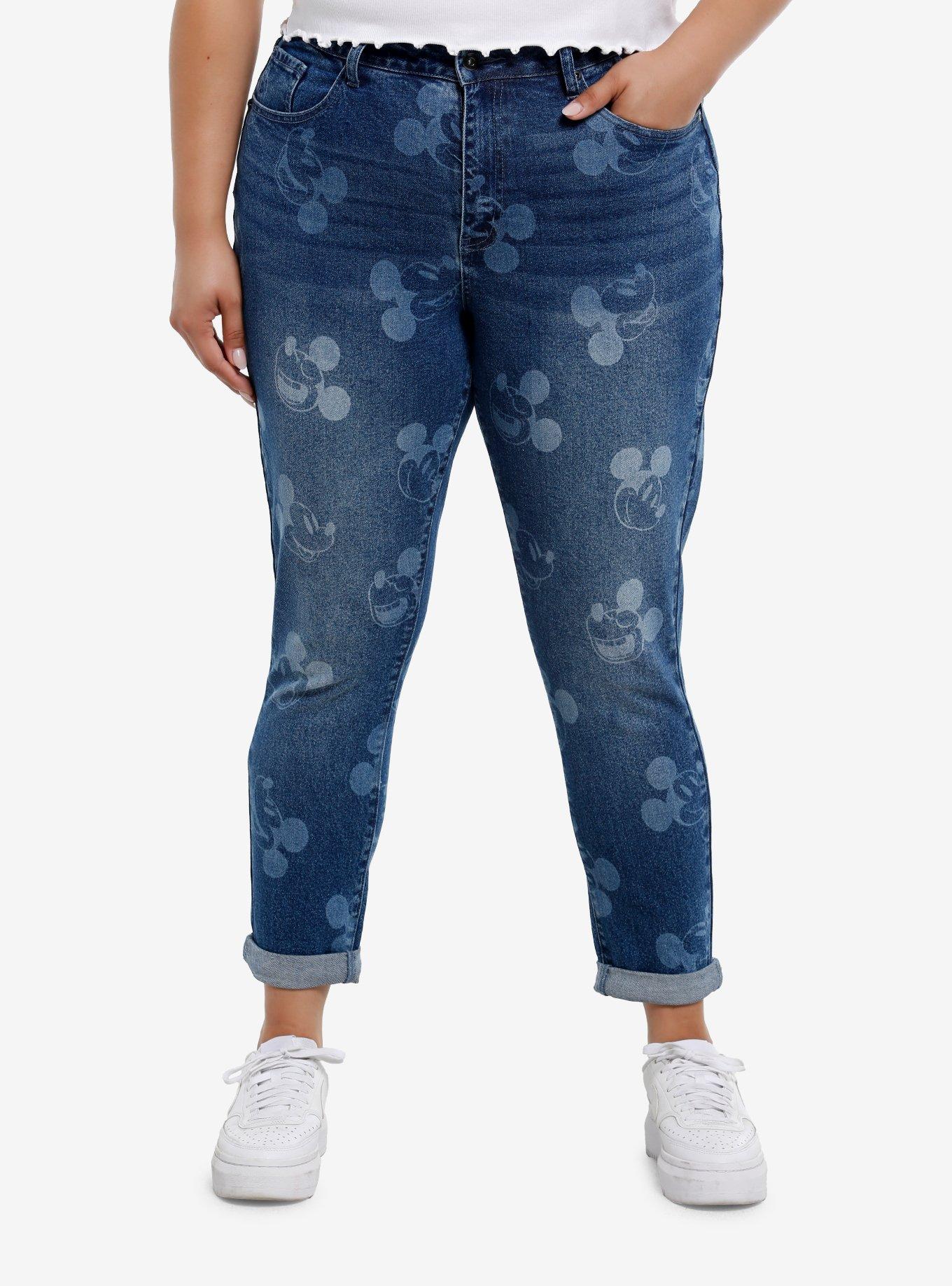 Her Universe Disney Mickey Mouse Mom Jeans Plus Size Her Universe Exclusive, , hi-res