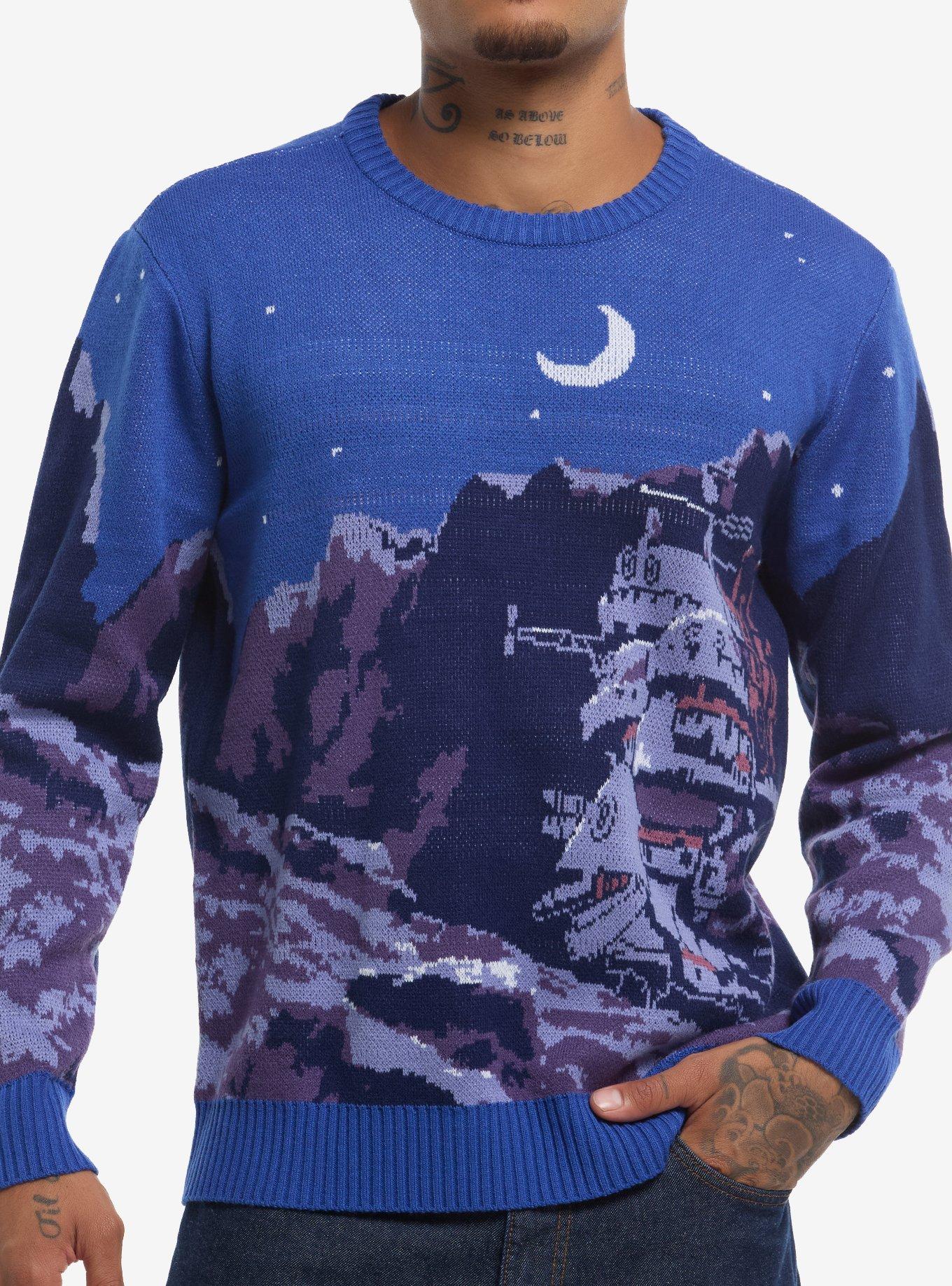 Our Universe Studio Ghibli® Howl's Moving Castle Night Scene Intarsia Sweater, , hi-res