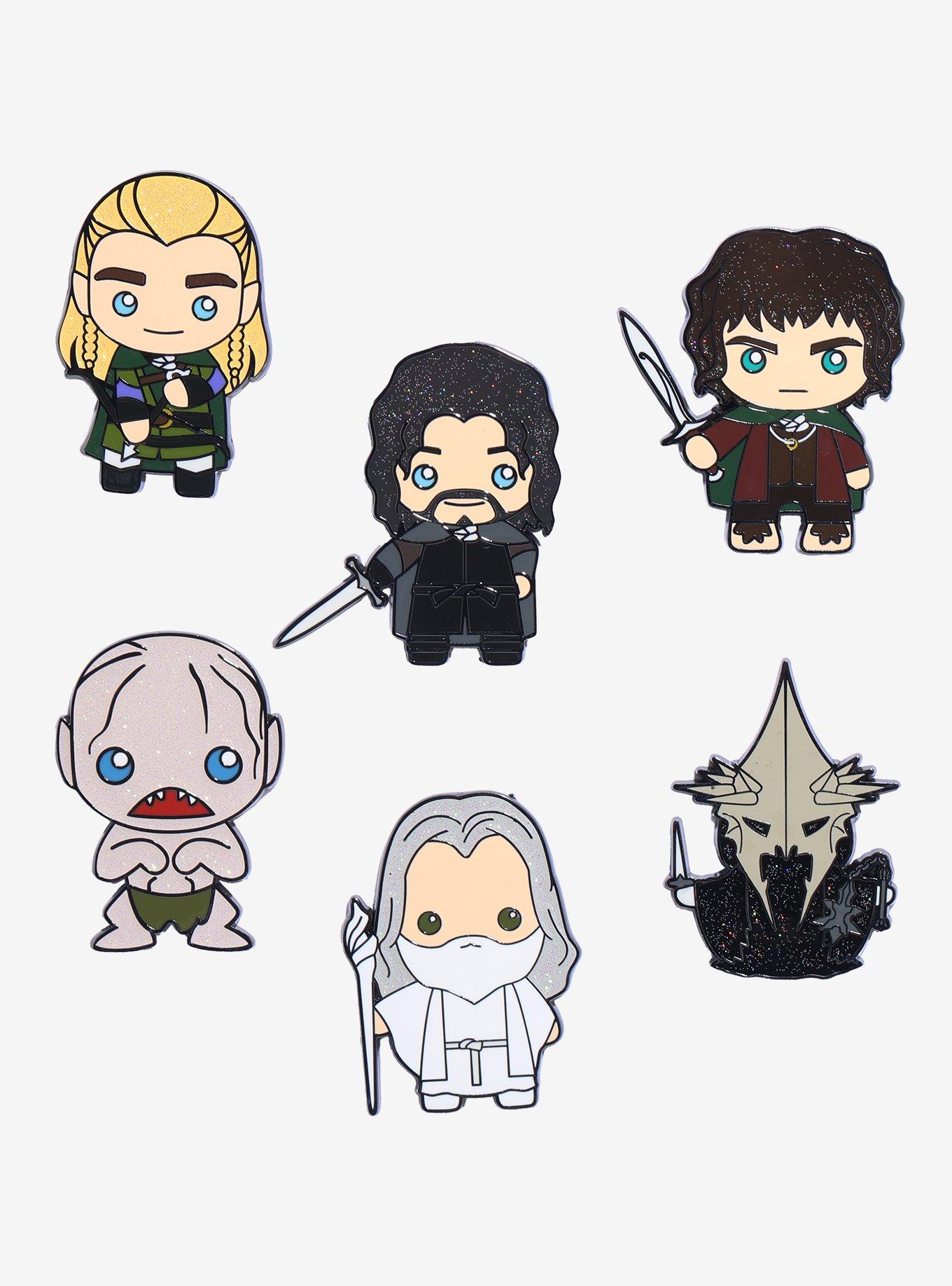 The Lord Of The Rings Character Blind Box Enamel Pin Hot Topic Exclusive, , hi-res