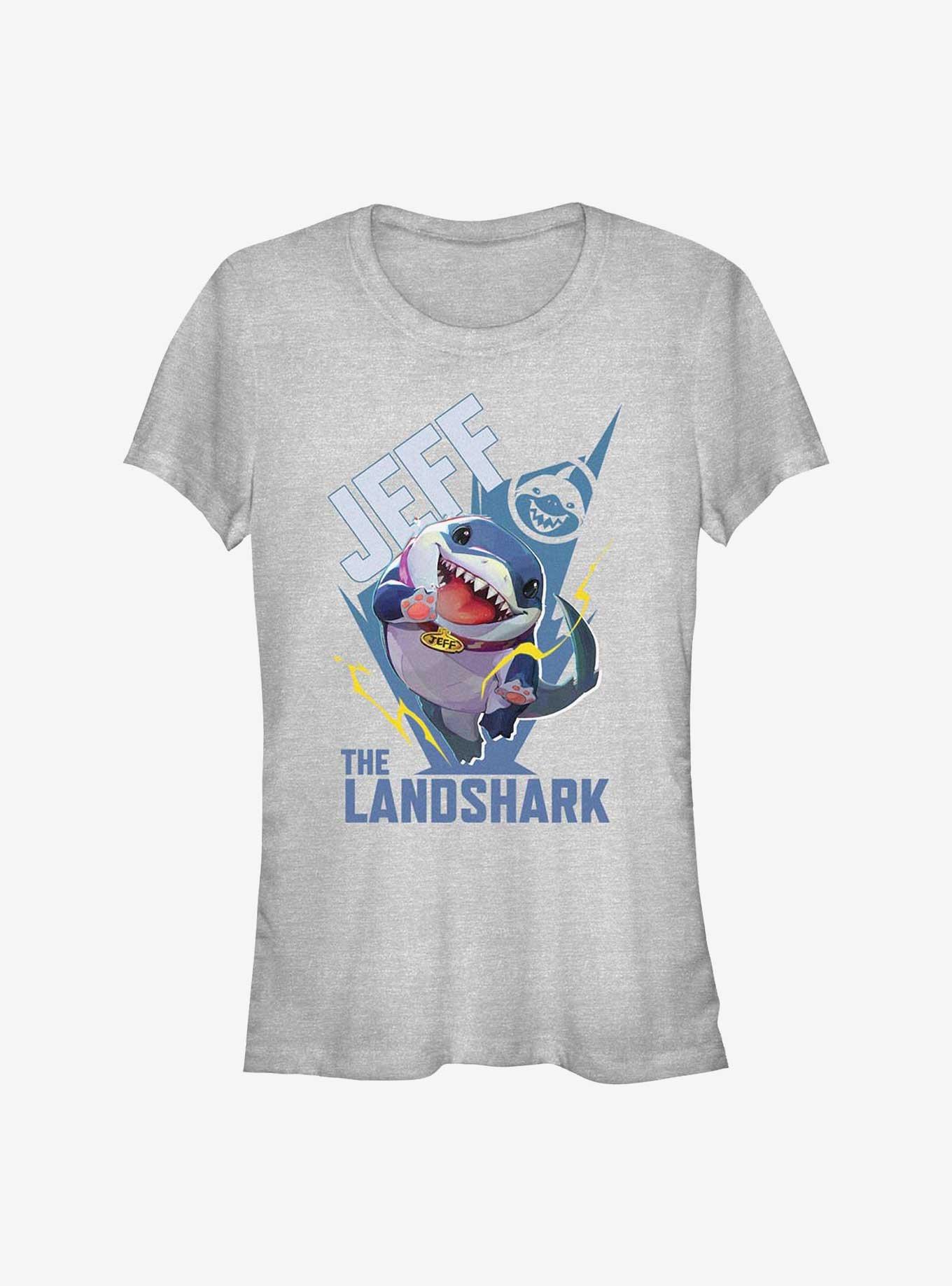 Marvel Rivals Jeff The Landshark Girls T-Shirt, ATH HTR, hi-res