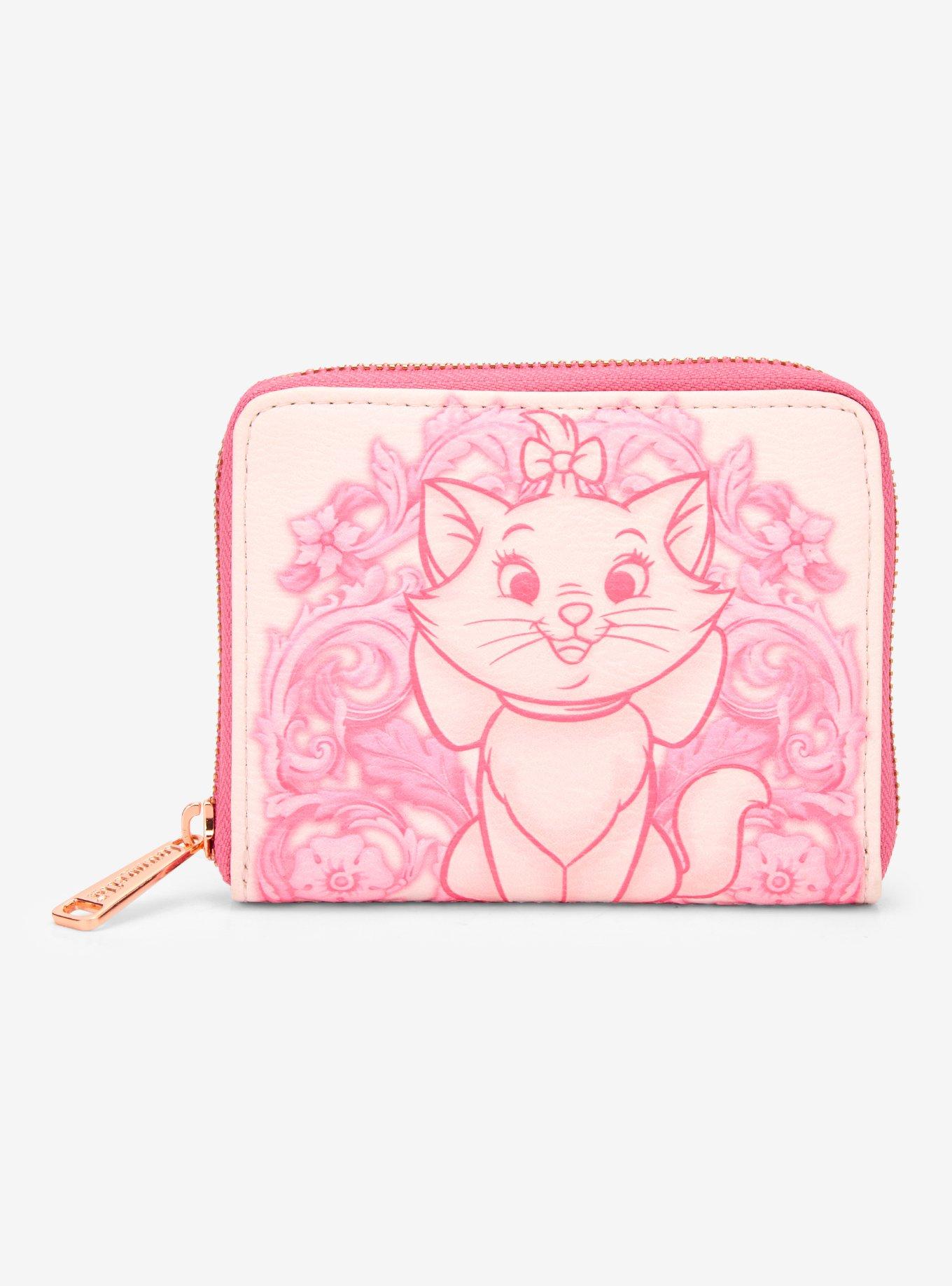 Loungefly Disney The Aristocats Marie Floral Zip Wallet — BoxLunch Exclusive, , hi-res