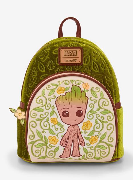 Loungefly Marvel Guardians of The Galaxy Groot Floral Velvet Mini ...