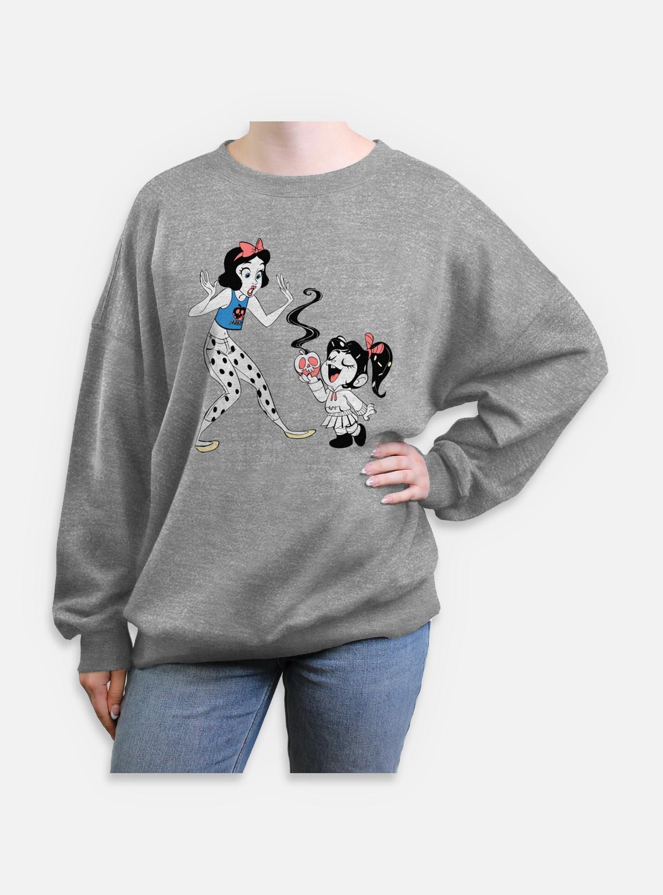 Disney Snow White and the Seven Dwarfs Eat Your Fruit Womens Oversized Sweatshirt, , hi-res