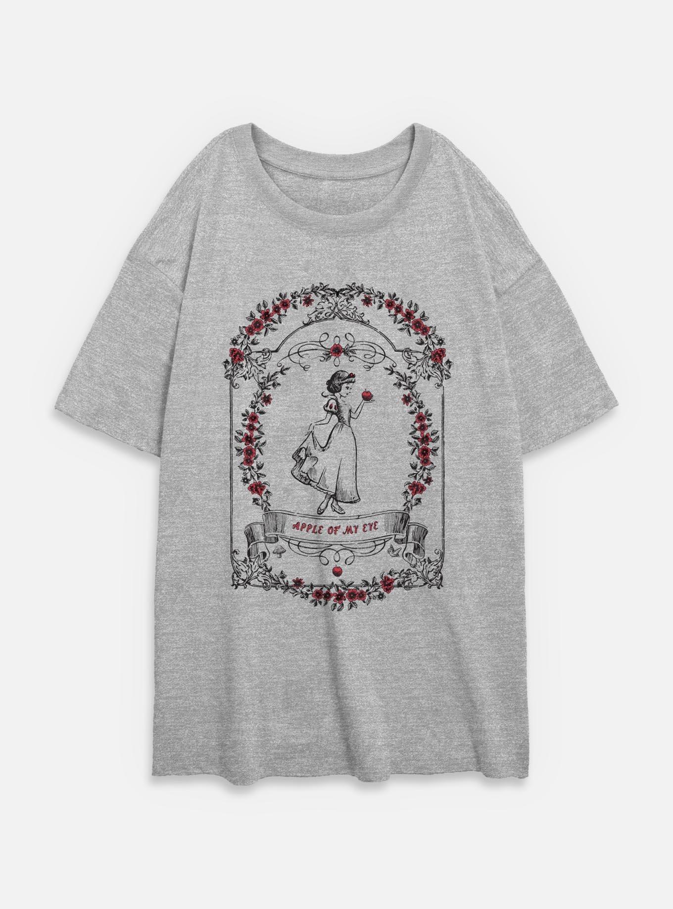 Disney Snow White and the Seven Dwarfs Apple Of My Eye Womens Oversized T-Shirt, , hi-res