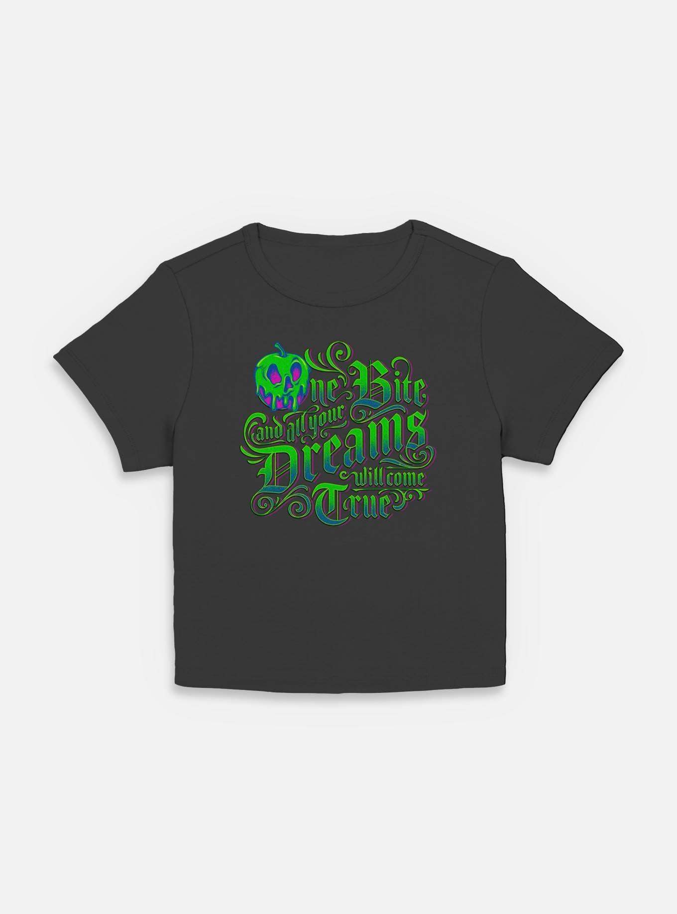 Disney Snow White and the Seven Dwarfs One Bite Dreams Come True Women Baby T-Shirt, BLACK, hi-res