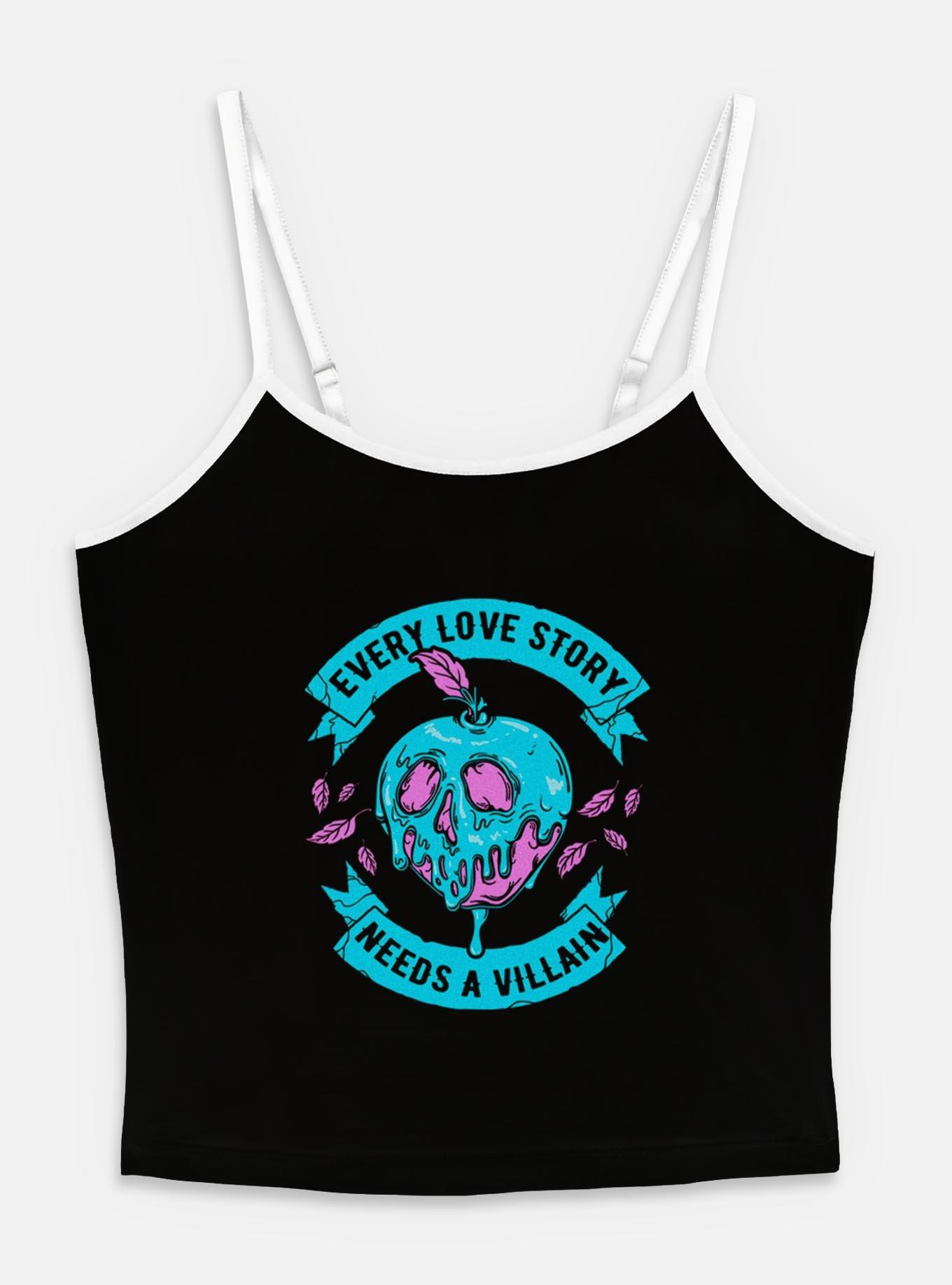 Disney Snow White and the Seven Dwarfs Everey Love Story Needs A Villain Womens Cami, , hi-res