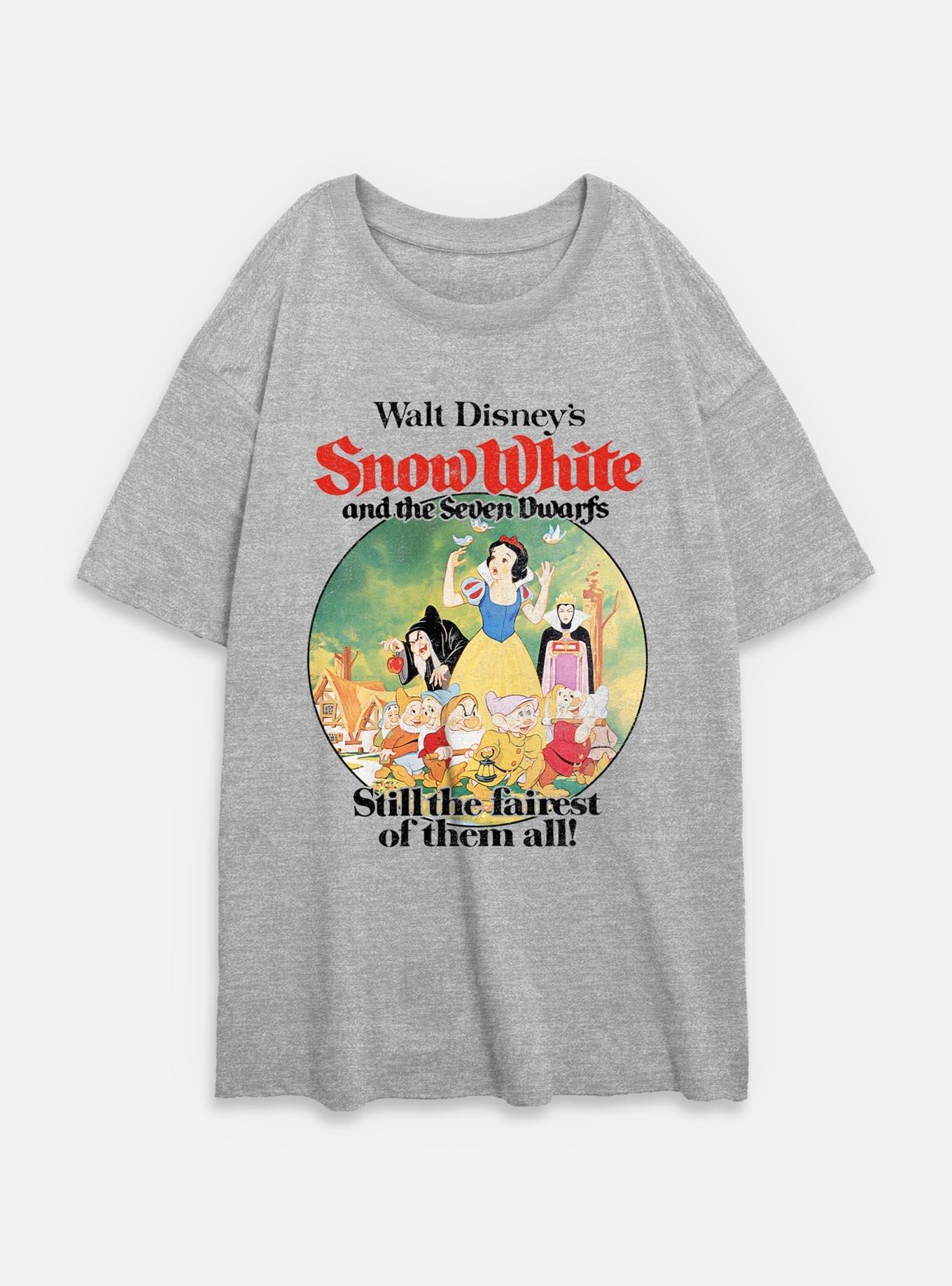 Disney Snow White and the Seven Dwarfs Still The Fairest Of Them All Womens Oversized T-Shirt, , hi-res