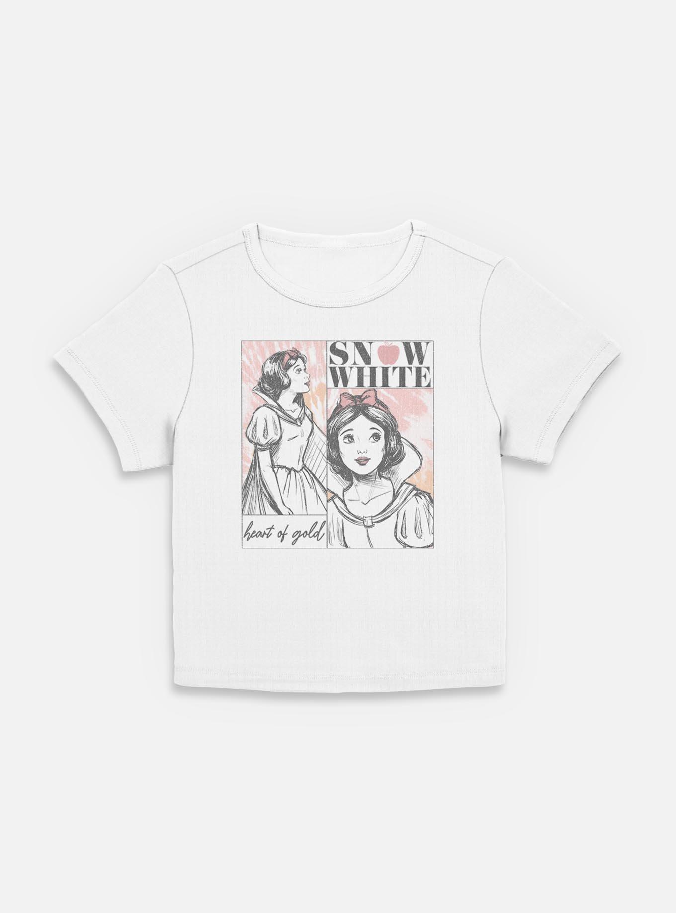 Disney Snow White and the Seven Dwarfs Heart Of Gold Illustration Women Baby T-Shirt, , hi-res