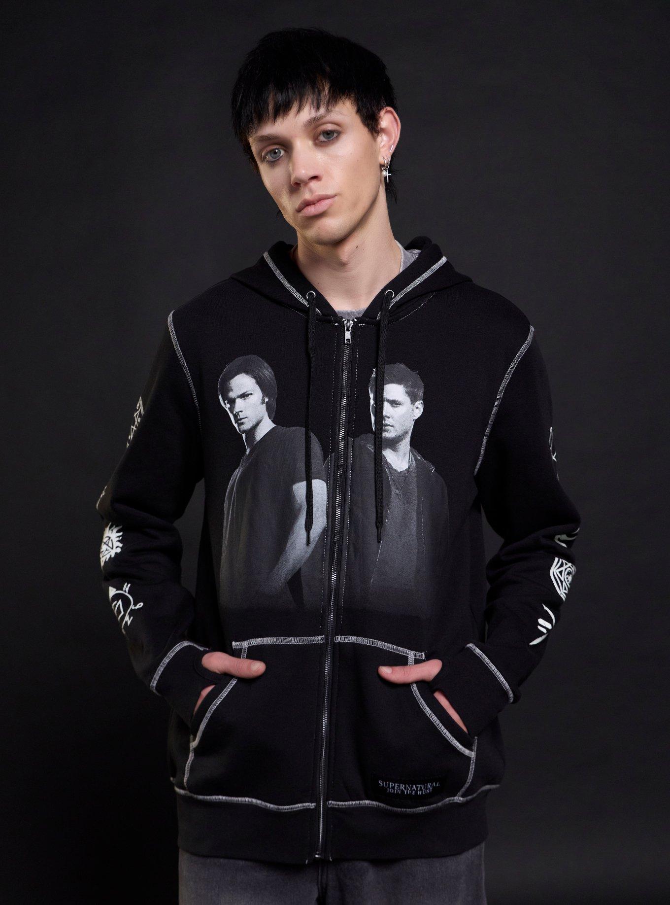 Supernatural Winchesters Icons Glow-In-The-Dark Hoodie, , hi-res