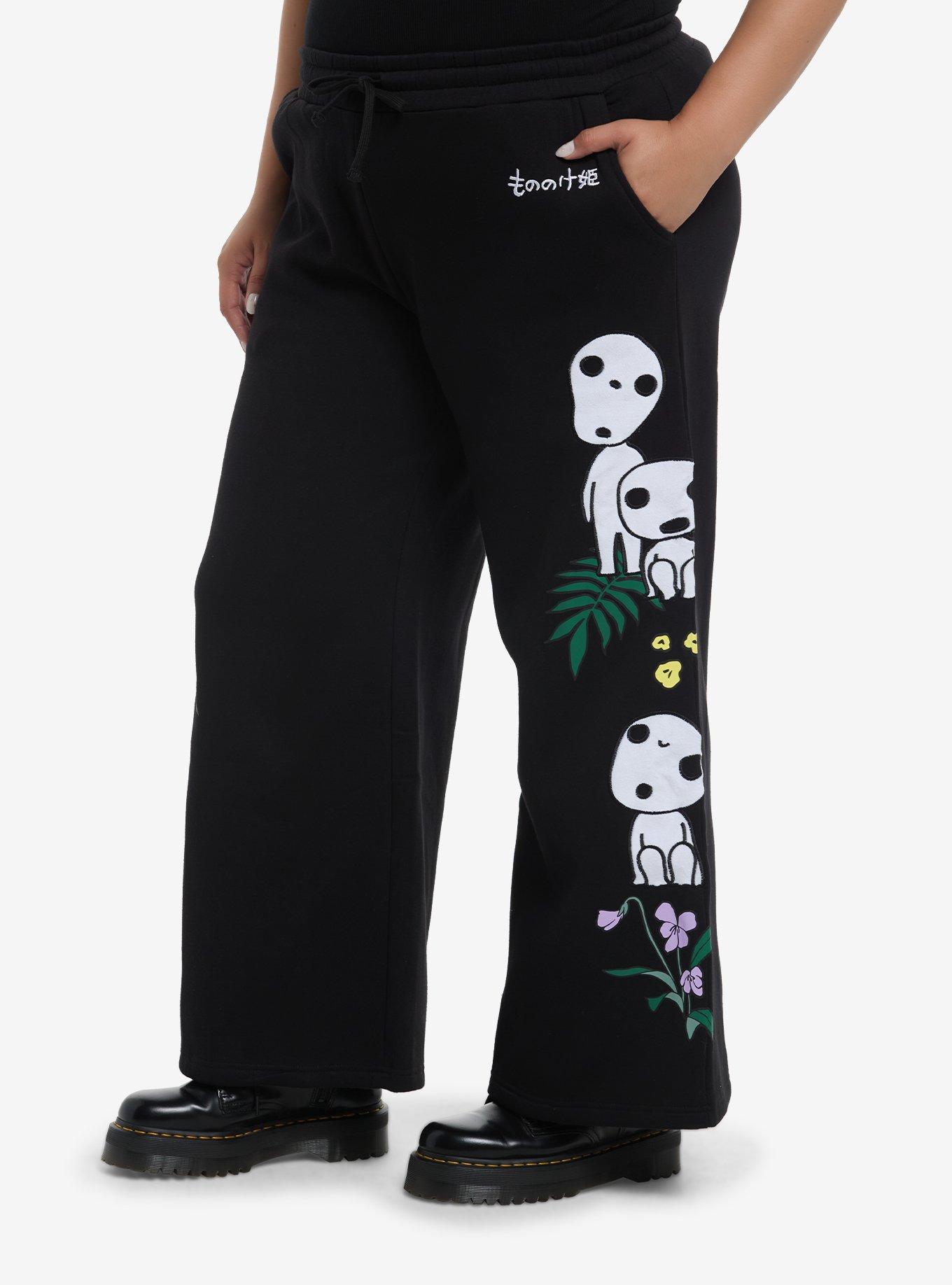 Studio Ghibli® Princess Mononoke Kodama Wide Leg Lounge Pants Plus Size, , hi-res