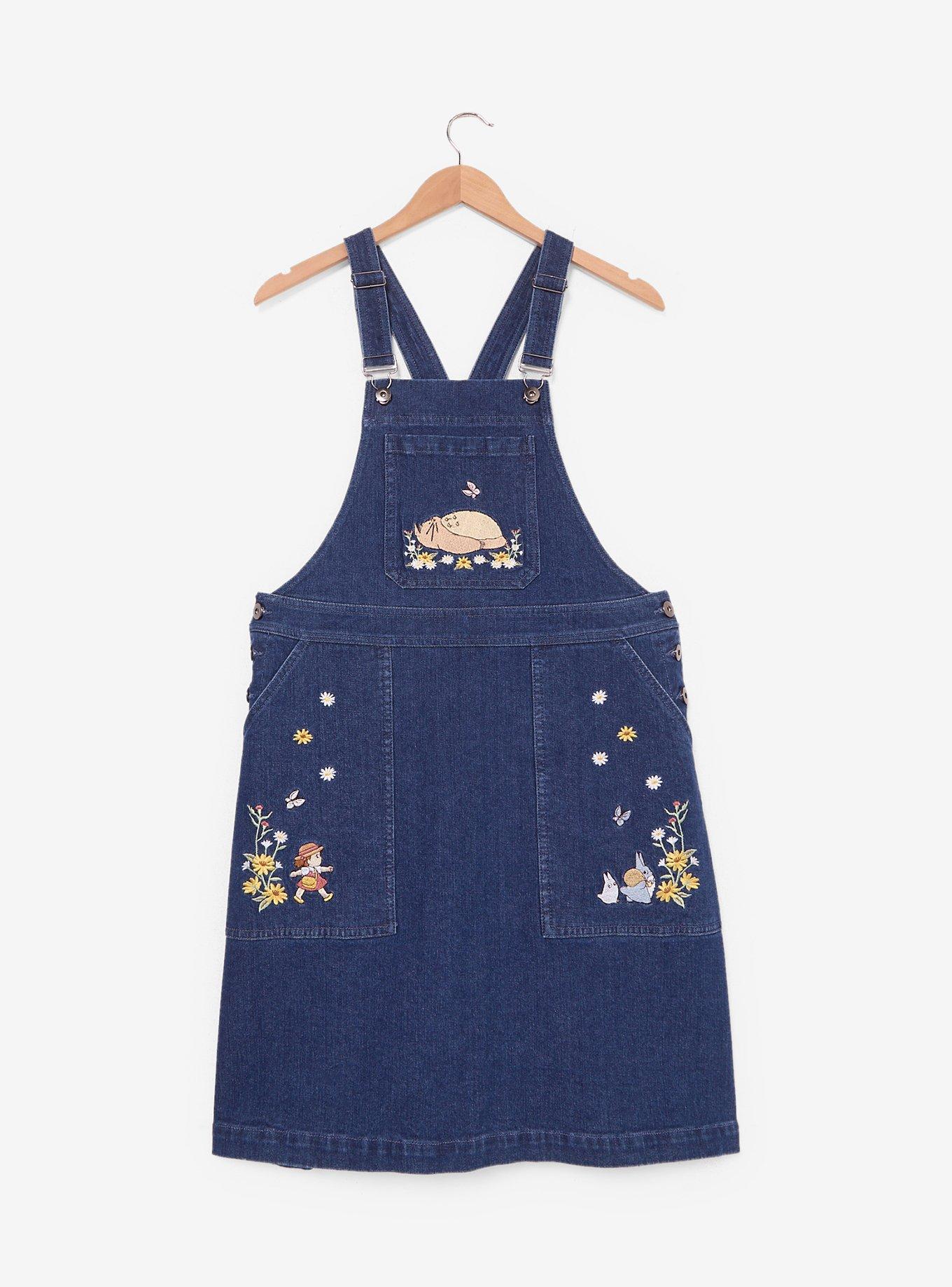 Studio Ghibli® My Neighbor Totoro Embroidered Overall Dress Plus Size, , hi-res