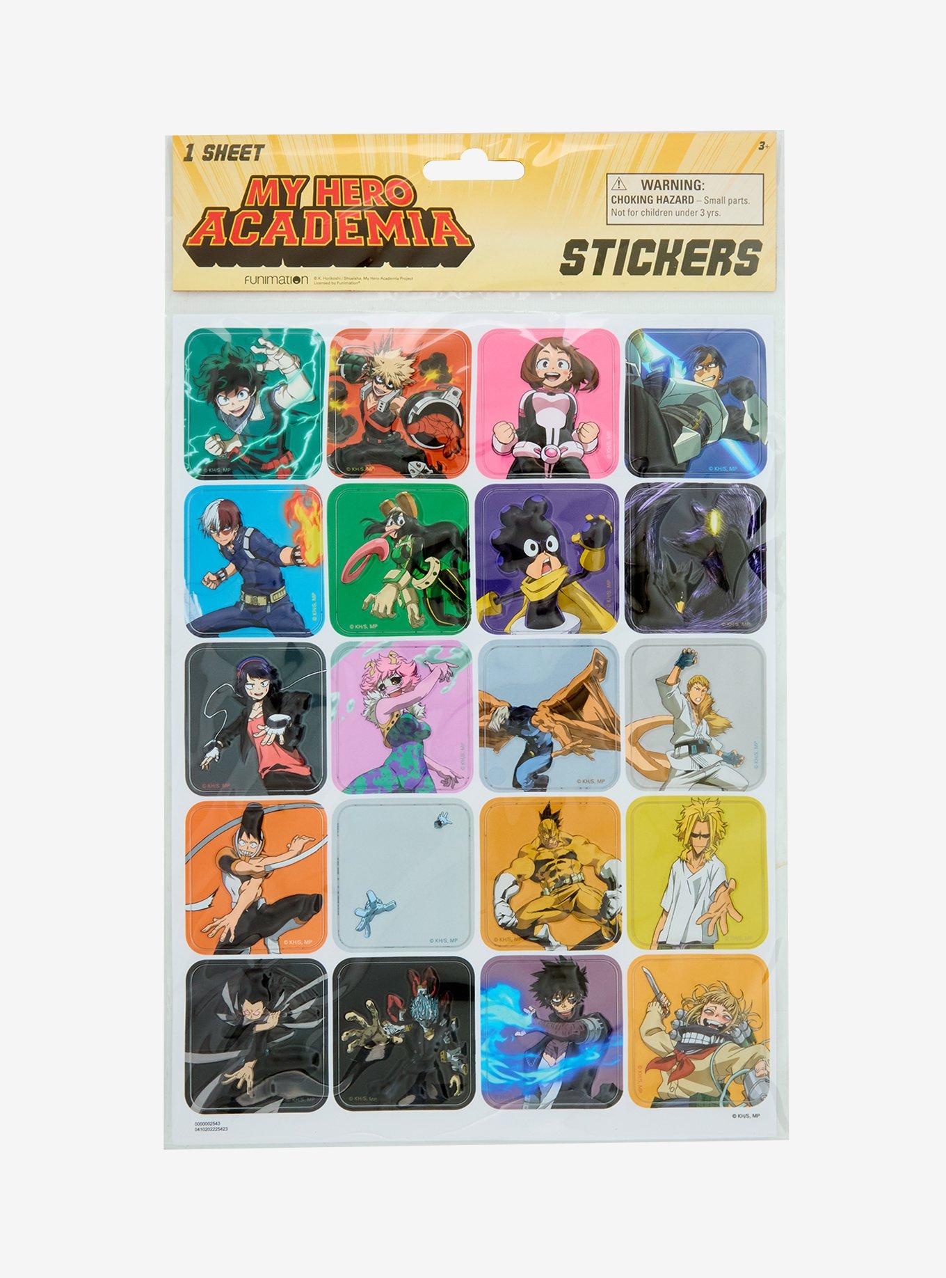 My Hero Academia Character Puffy Sticker Sheet, , hi-res