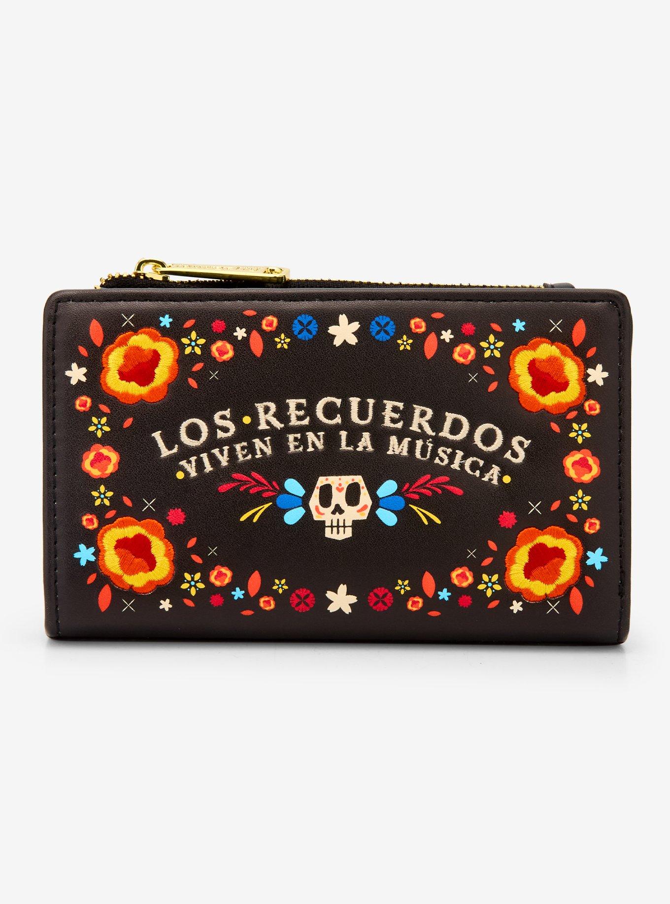 Loungefly Disney Pixar Coco Floral Wallet (BoxLunch 10th Anniversary Edition) - BoxLunch Exclusive, , hi-res